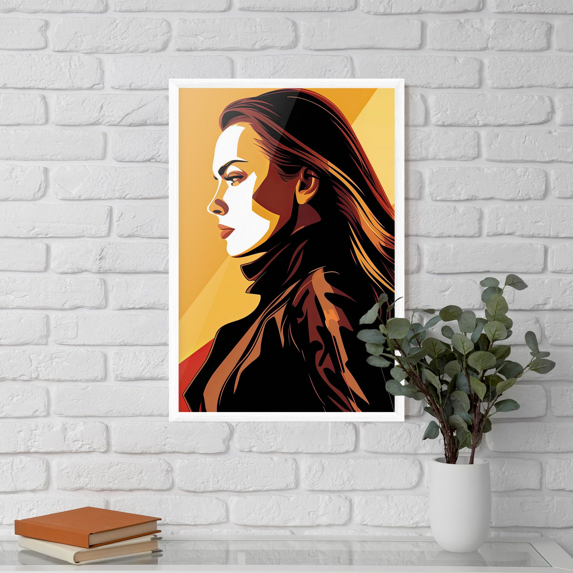 Graphical Pop Girl mockup 5