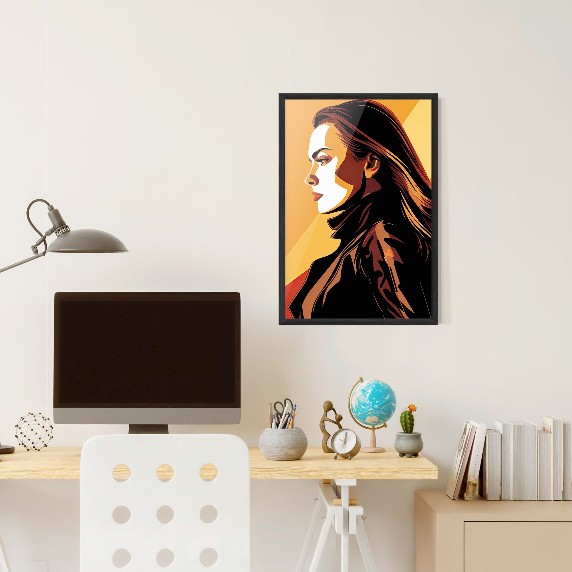 Graphical Pop Girl mockup 6