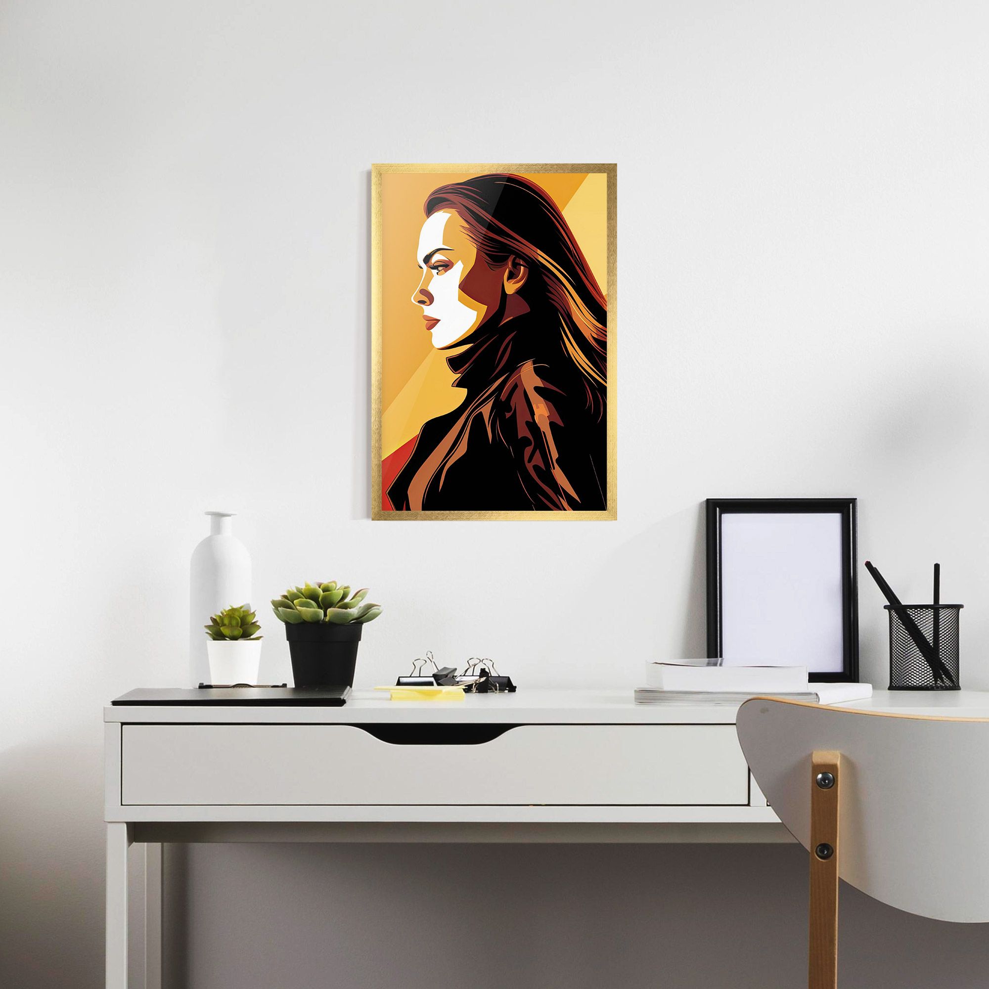 Graphical Pop Girl mockup 7