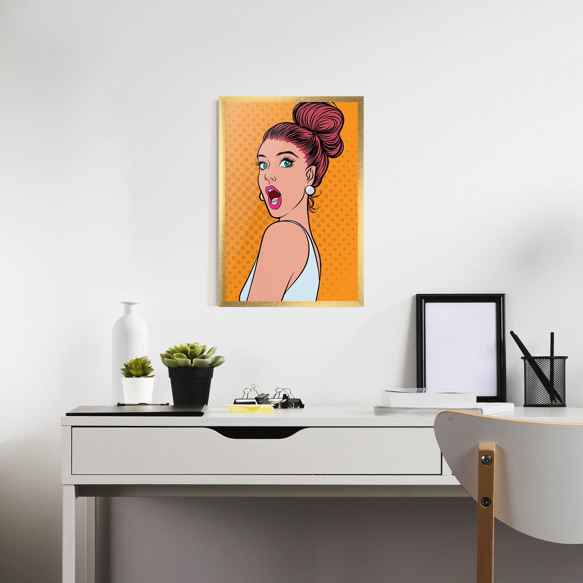 Pop Comic Lady mockup 7