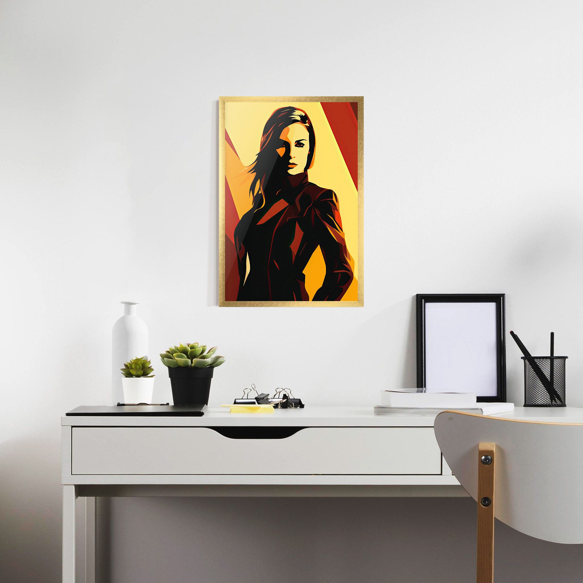 Pop Graphical Woman mockup 7