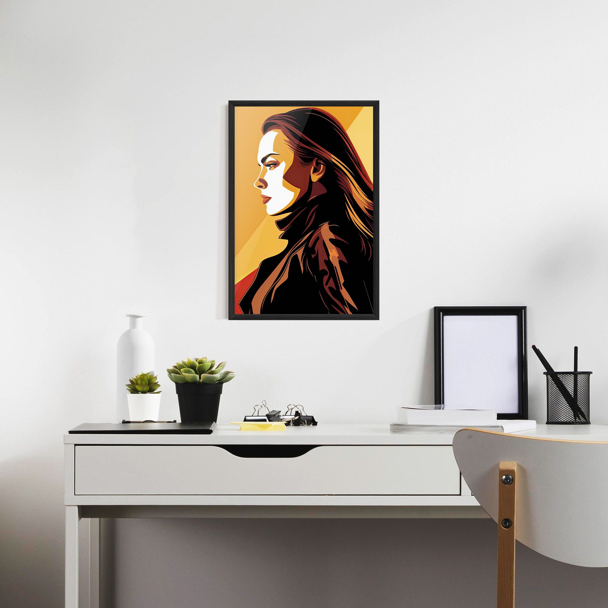 Graphical Pop Girl mockup 7