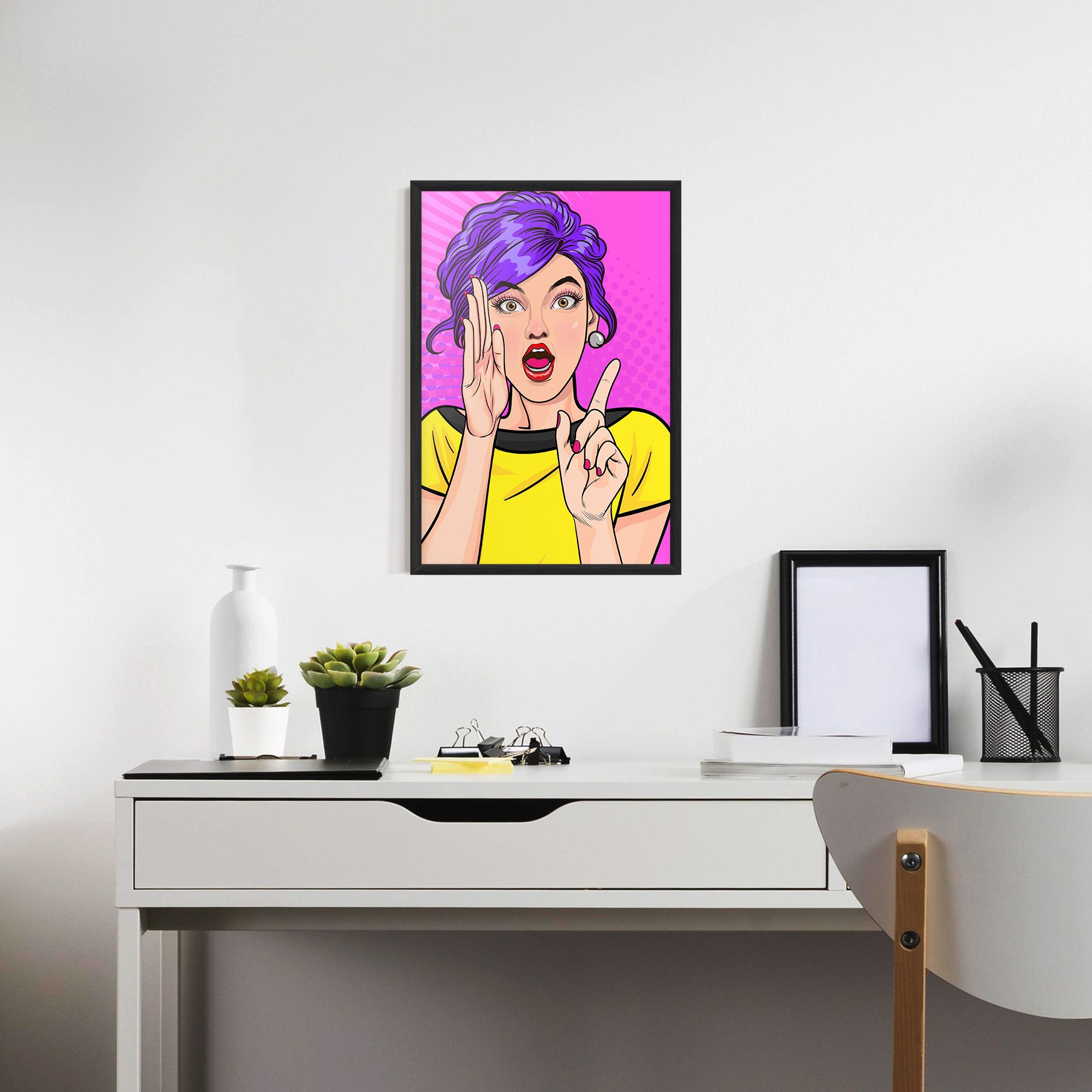 Surprised Pop Woman mockup 7