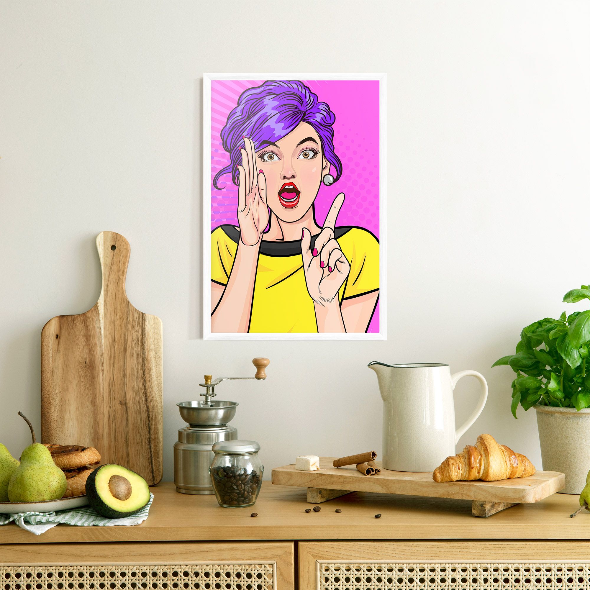Surprised Pop Woman mockup 8