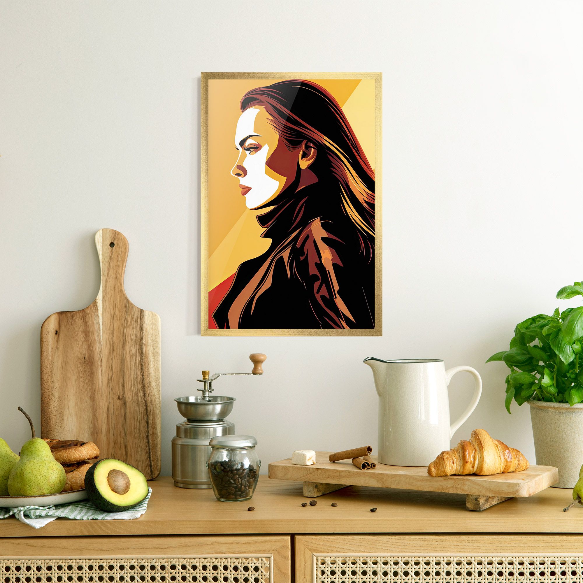 Graphical Pop Girl mockup 8