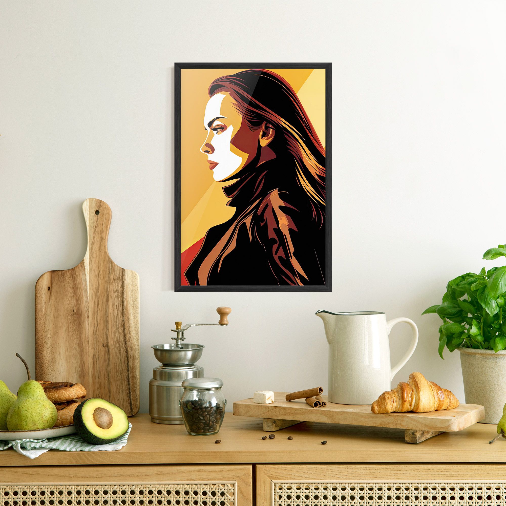 Graphical Pop Girl mockup 8