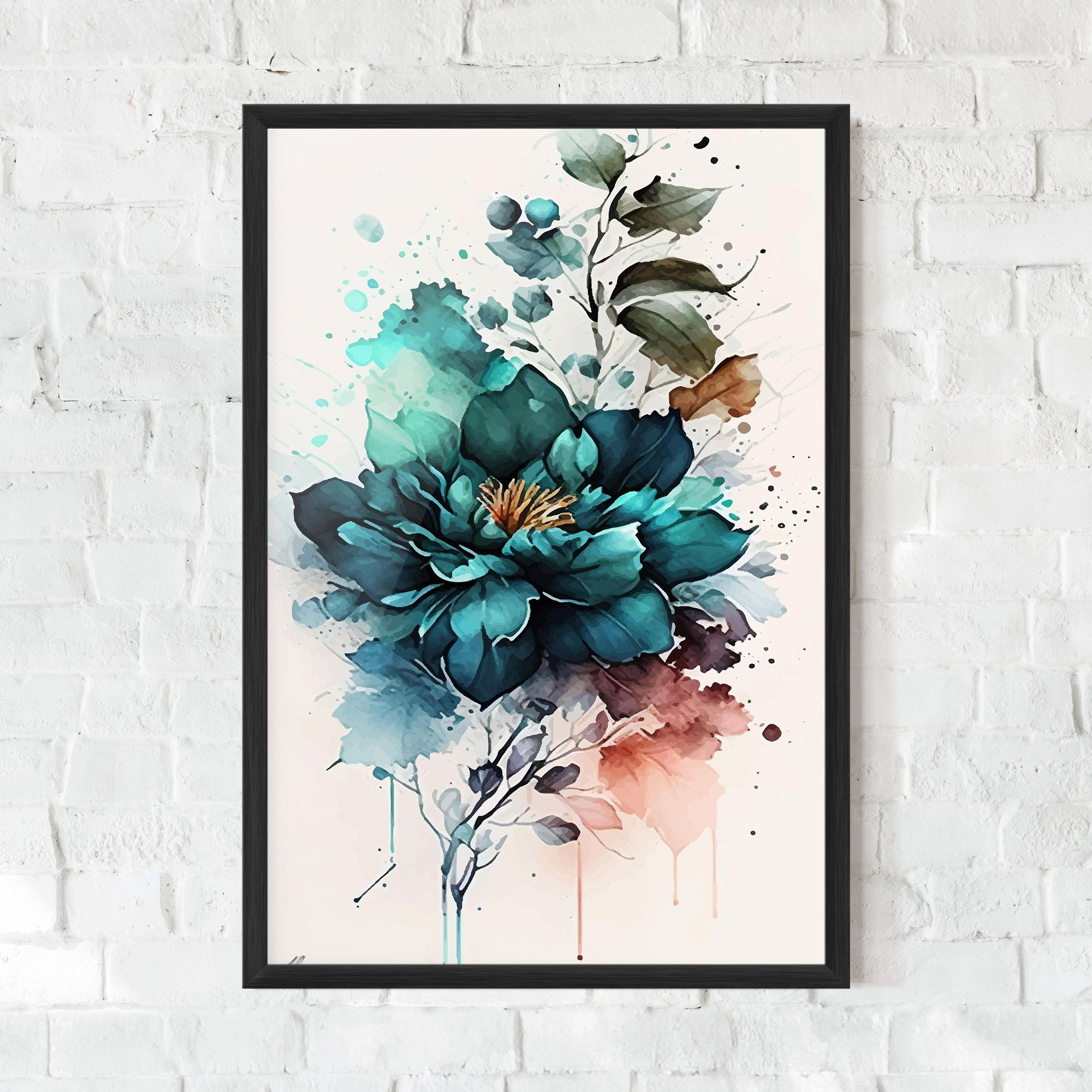 Flower Watercolor mockup 0