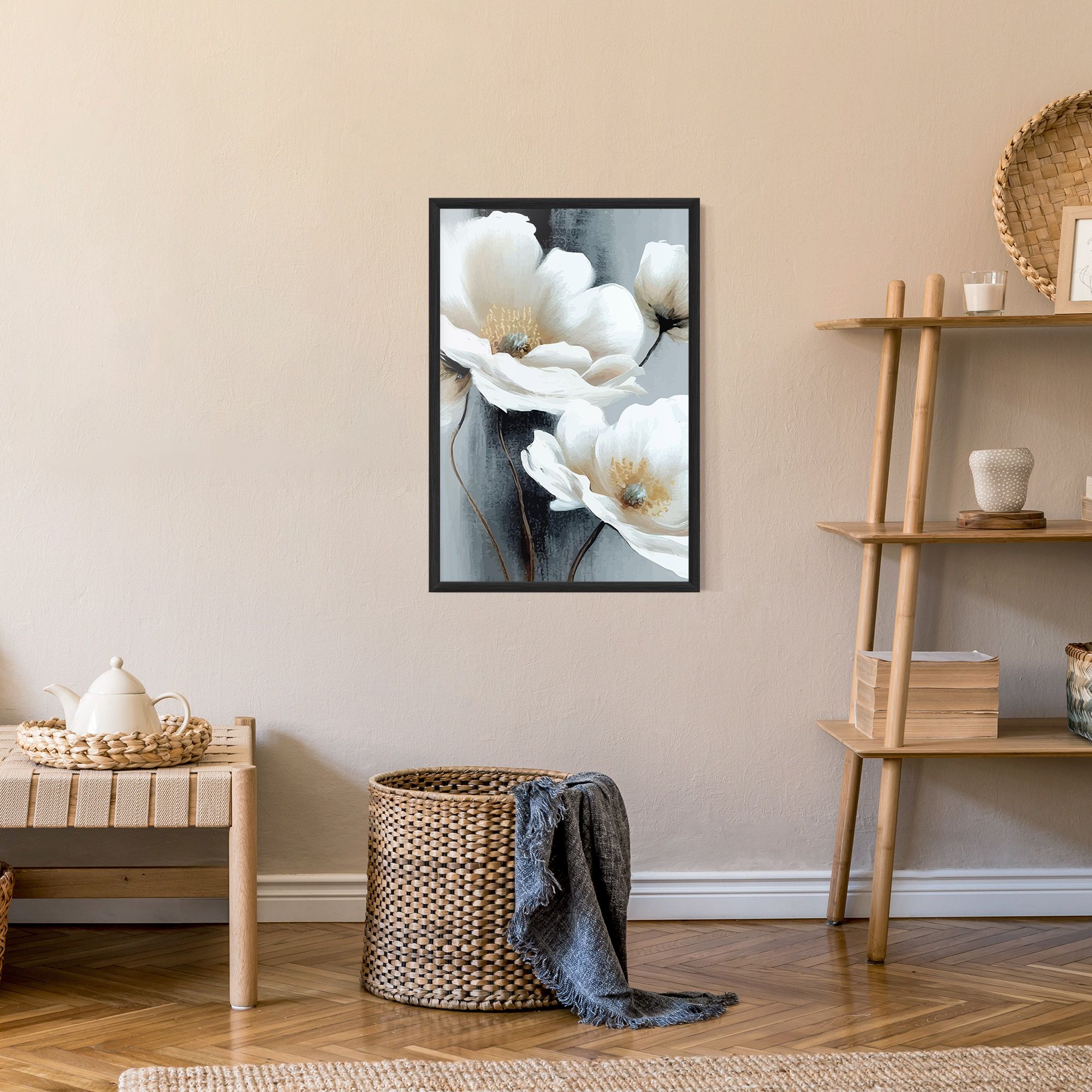 Paint Texture Flower mockup 9