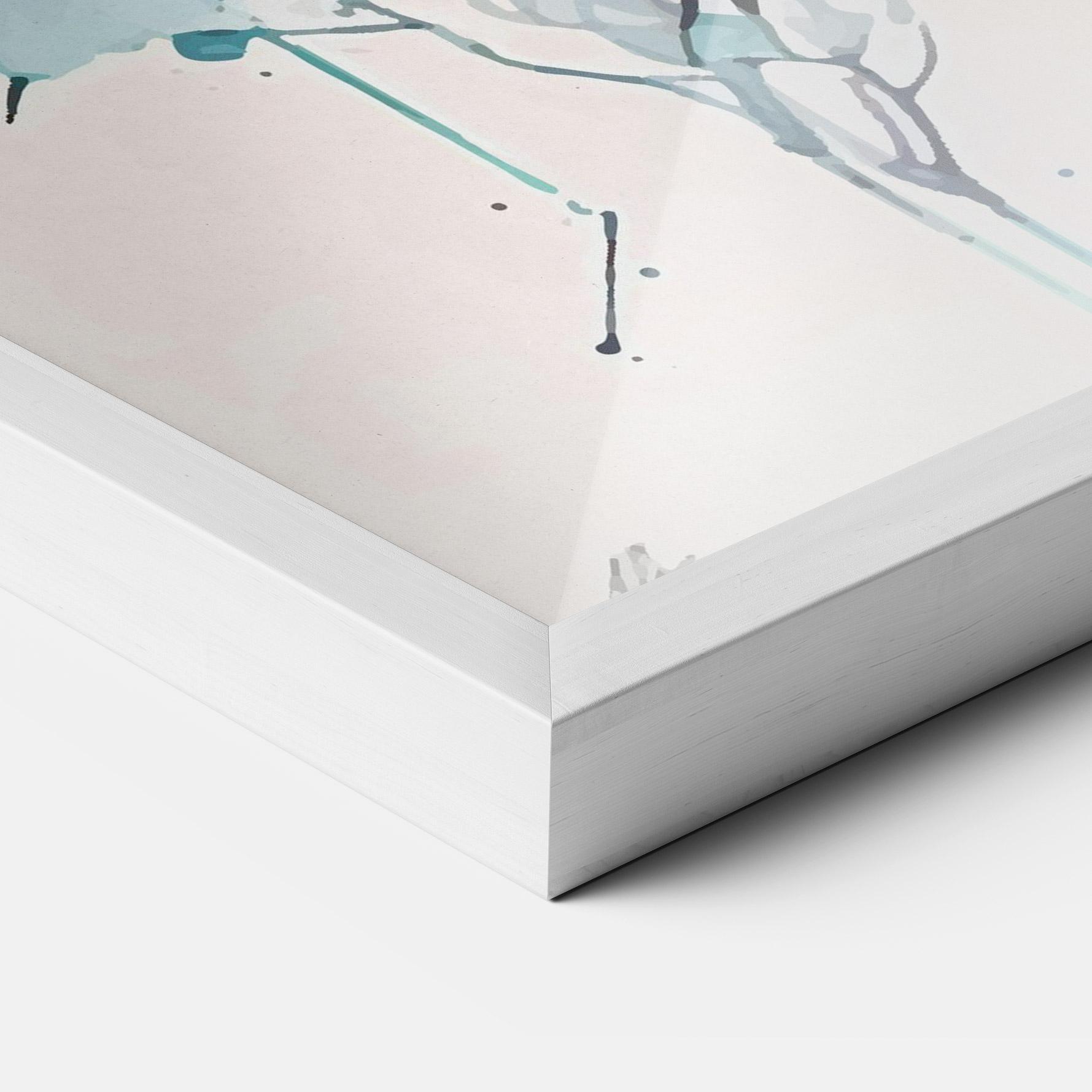 Poster Înrămat Flower Watercolor mockup 3