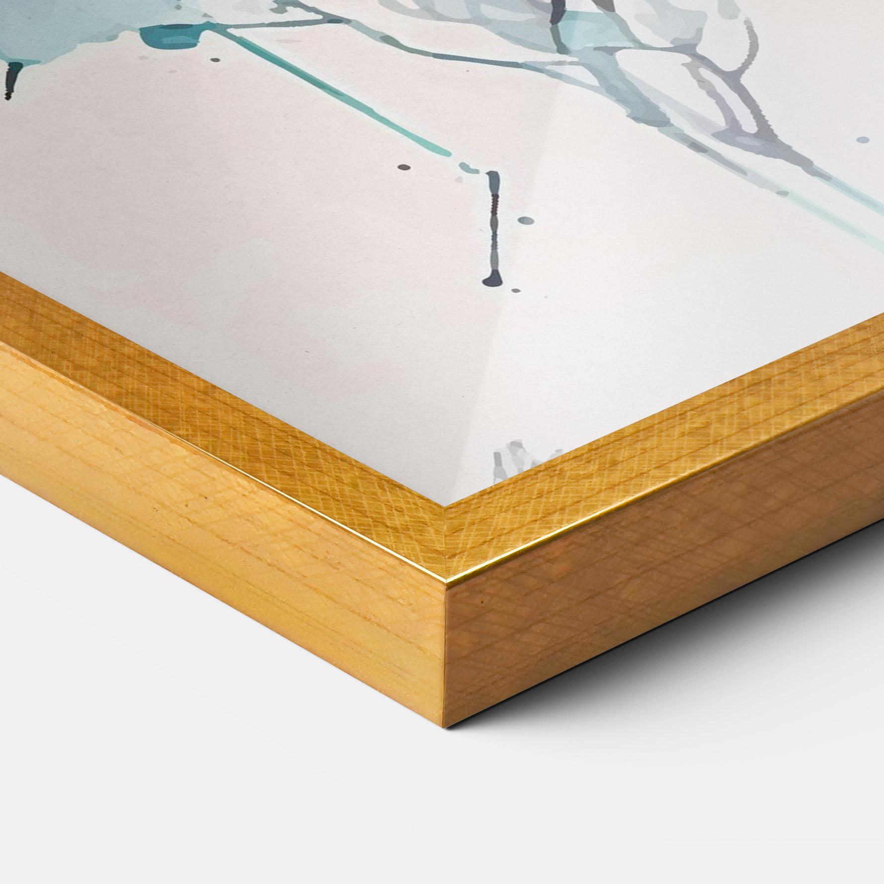 Poster Înrămat Flower Watercolor mockup 3