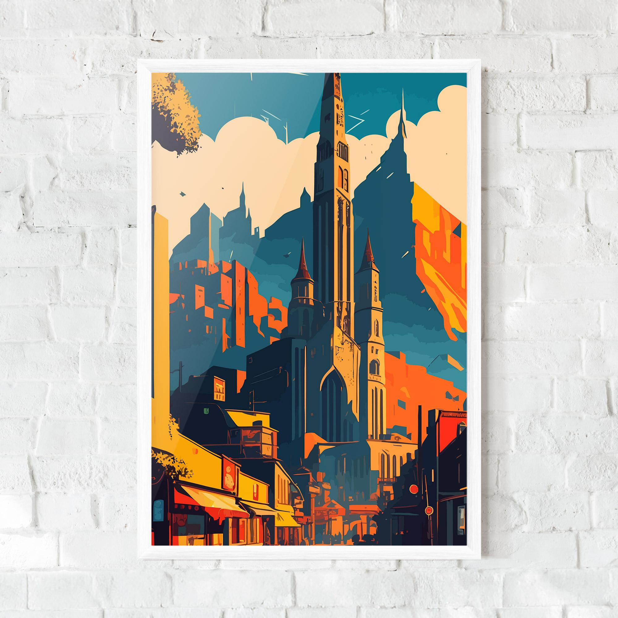 Poster Înrămat African Tower mockup 0