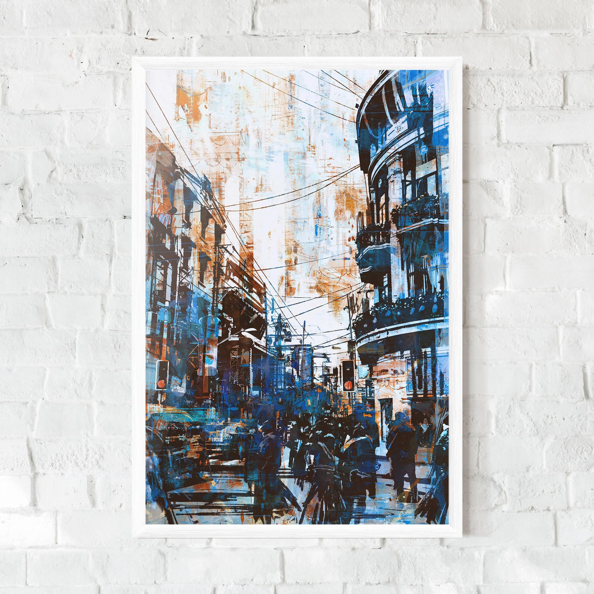 Poster Înrămat Urban Street Grunge mockup 0