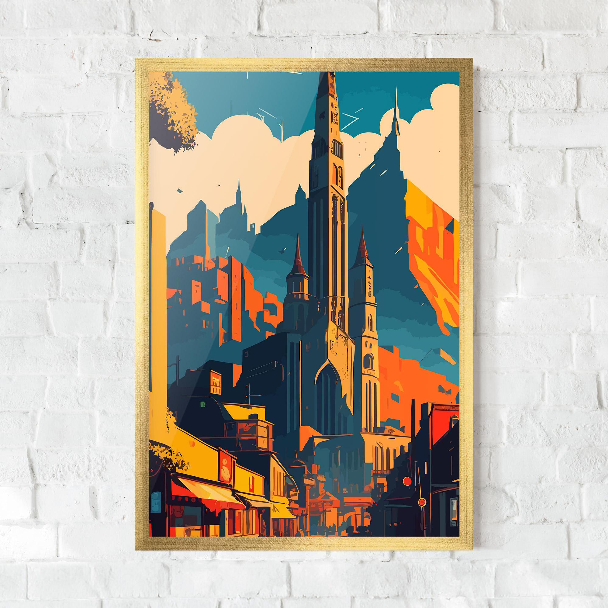 Poster Înrămat African Tower mockup 0