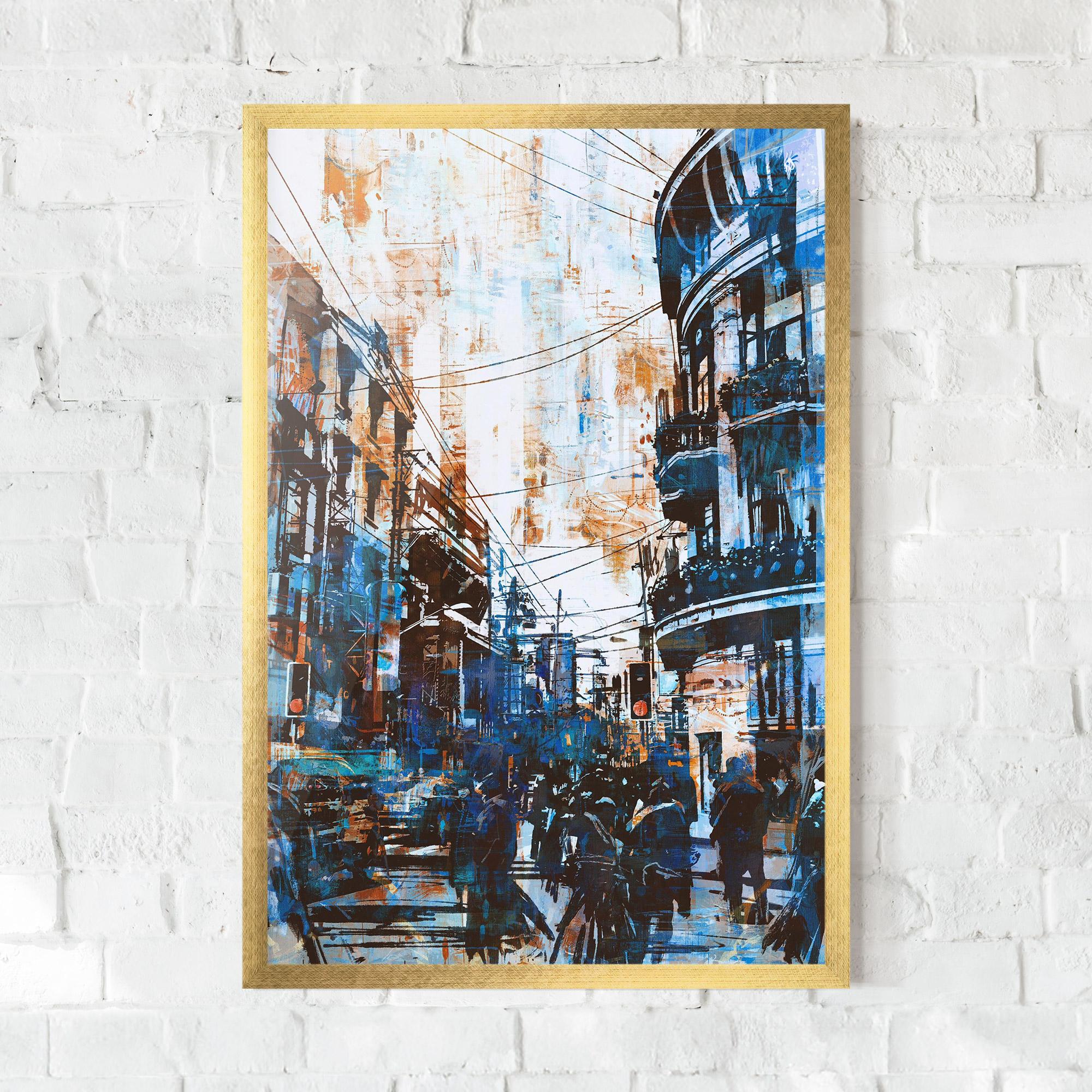 Poster Înrămat Urban Street Grunge mockup 0