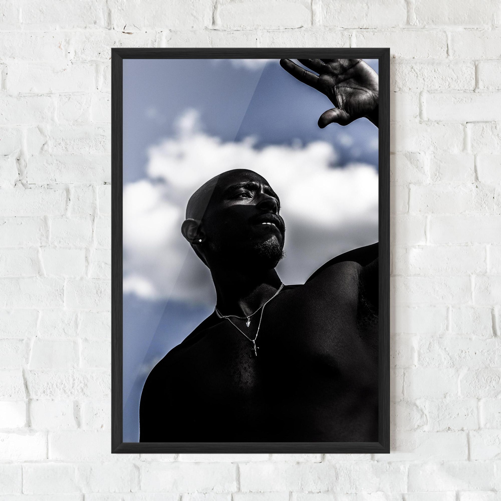 Poster Înrămat African Blue Sky mockup 0
