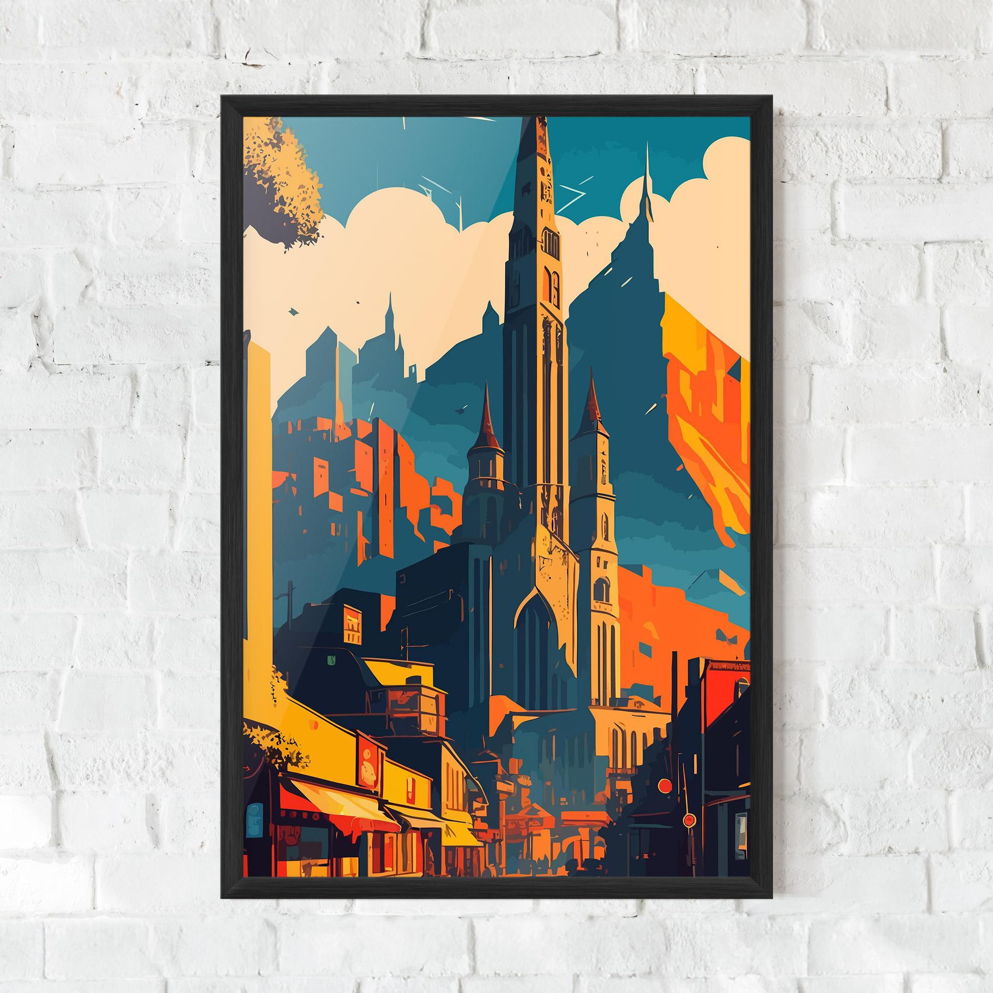 Poster Înrămat African Tower mockup 0