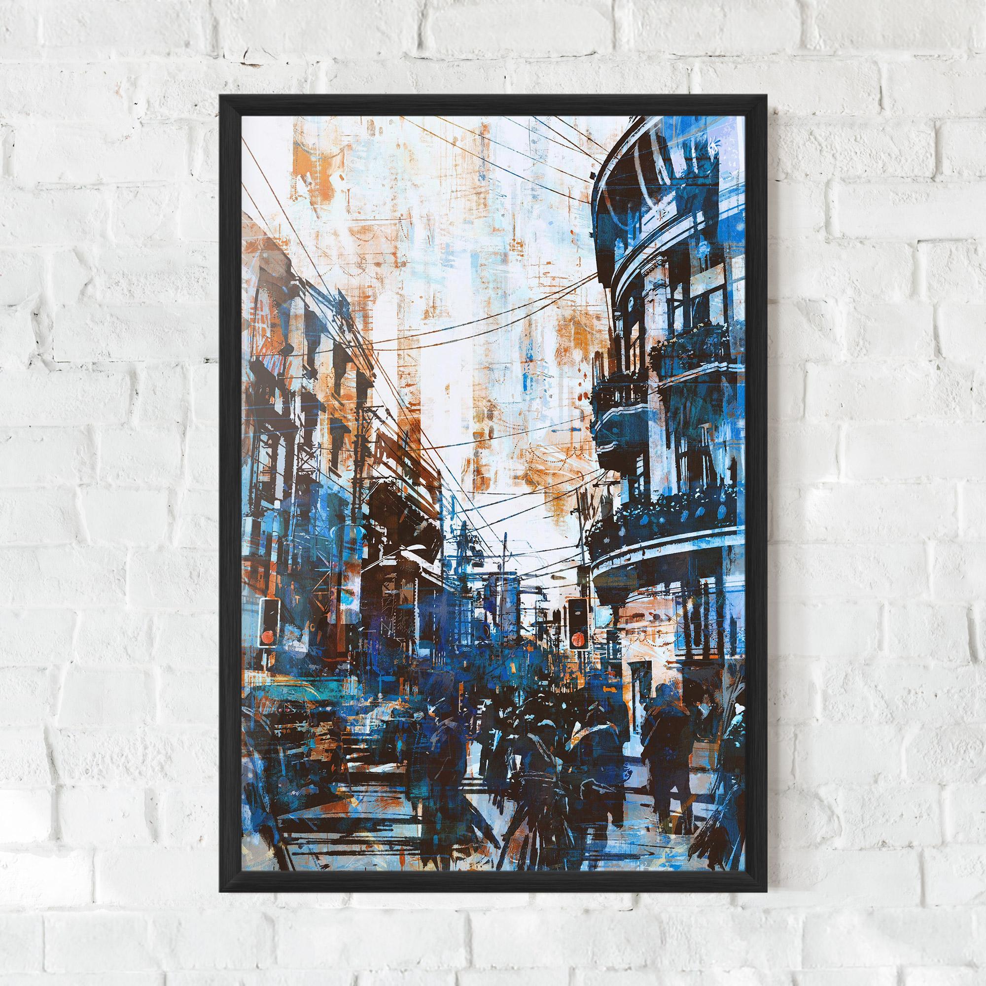 Poster Înrămat Urban Street Grunge mockup 0