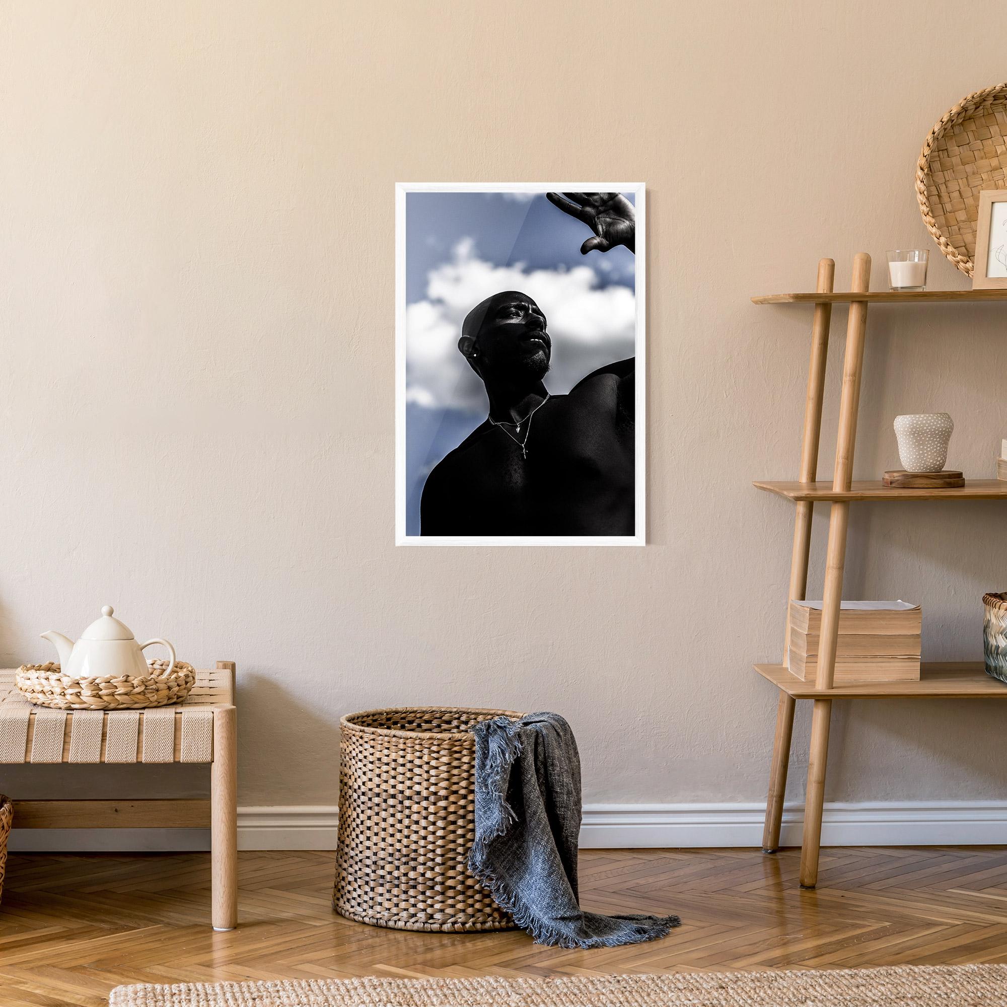 Poster Înrămat African Blue Sky mockup 9