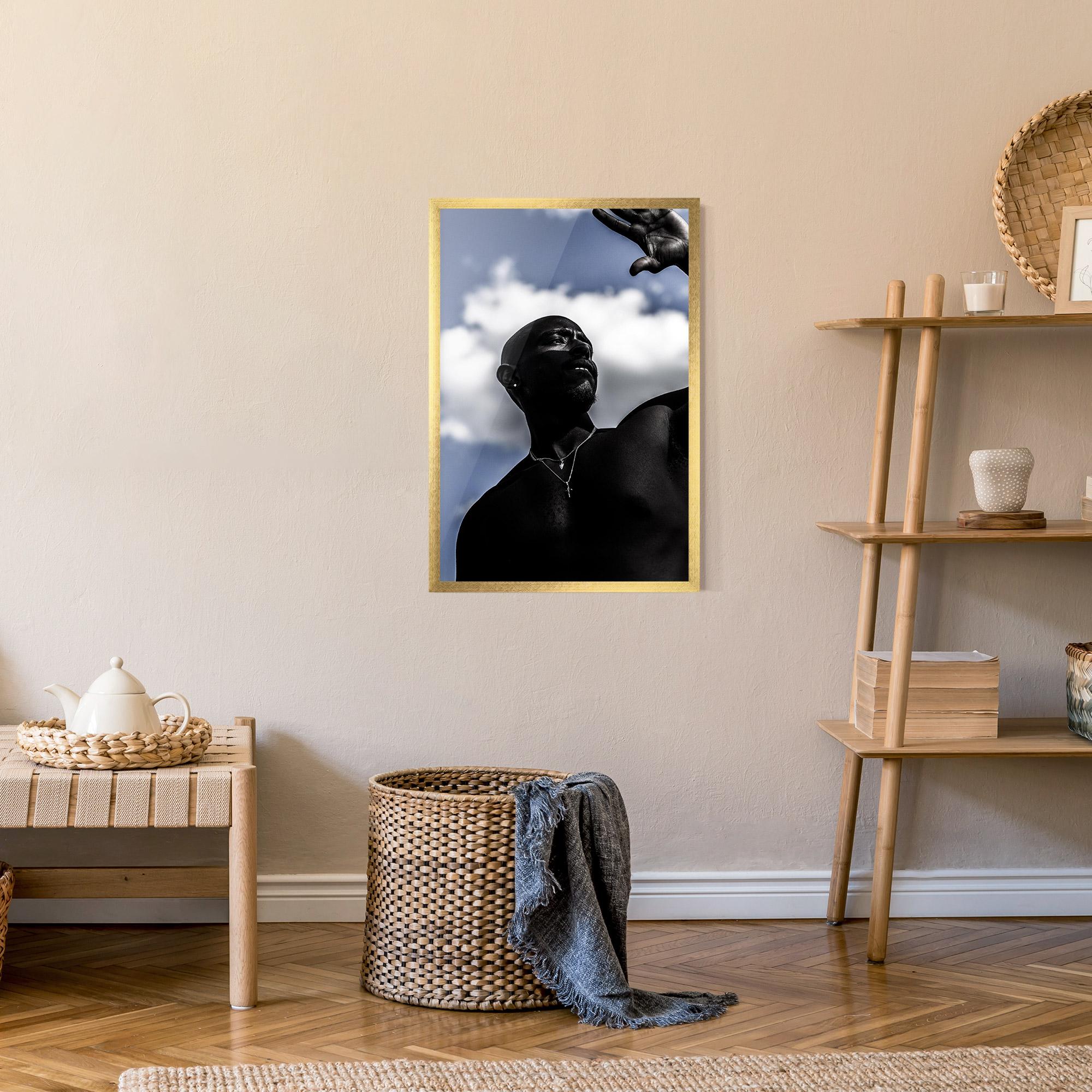Poster Înrămat African Blue Sky mockup 9