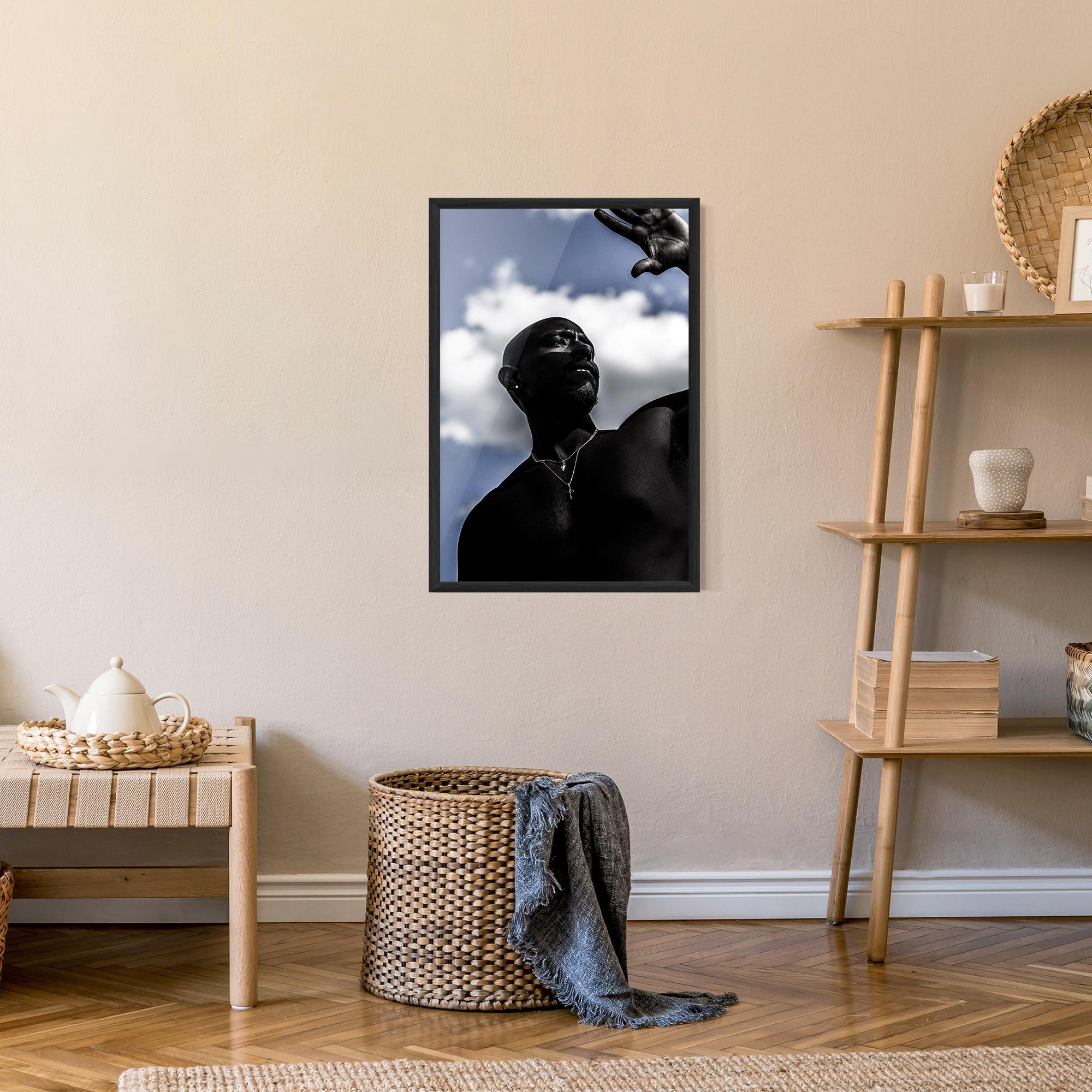 Poster Înrămat African Blue Sky mockup 9