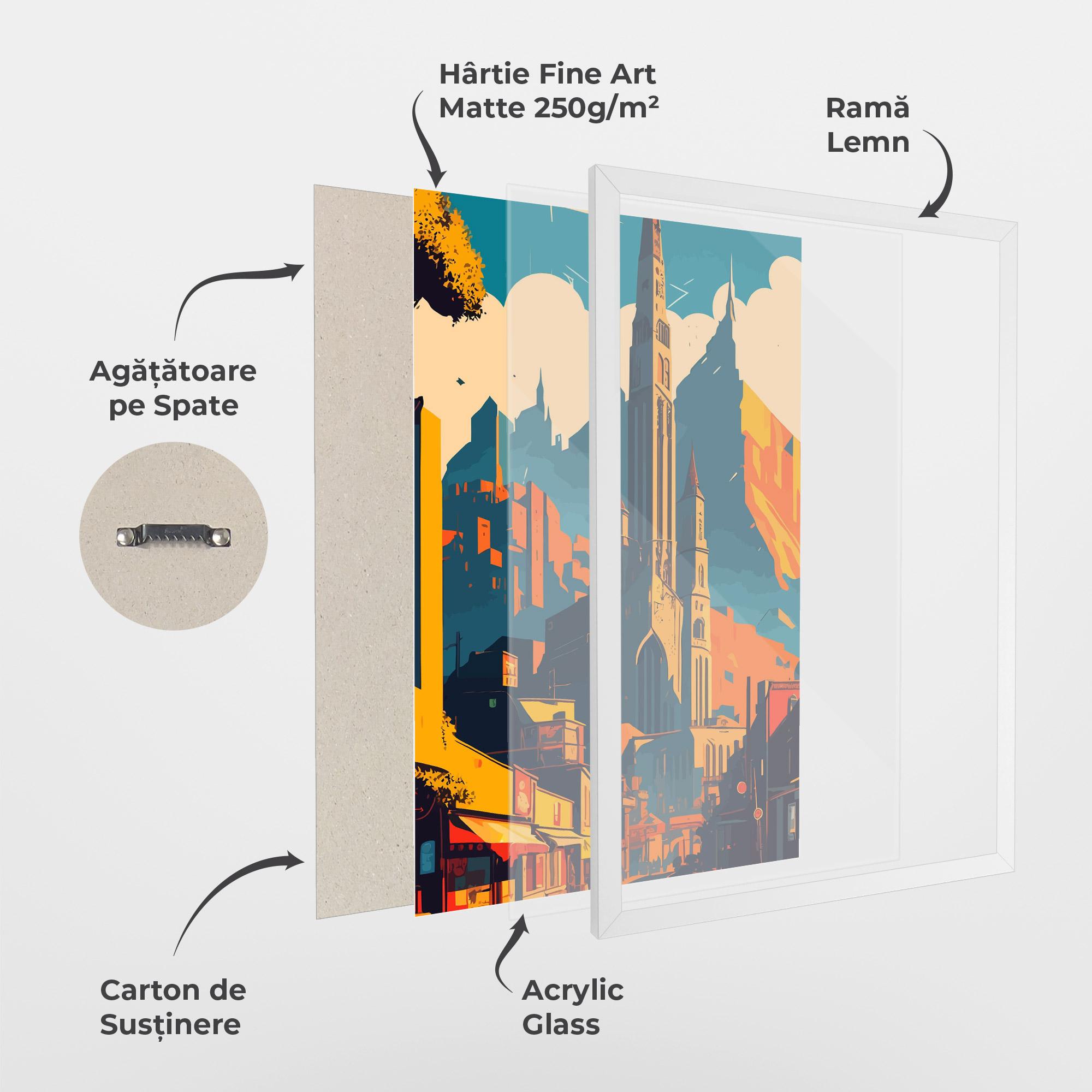 Poster Înrămat African Tower mockup 1