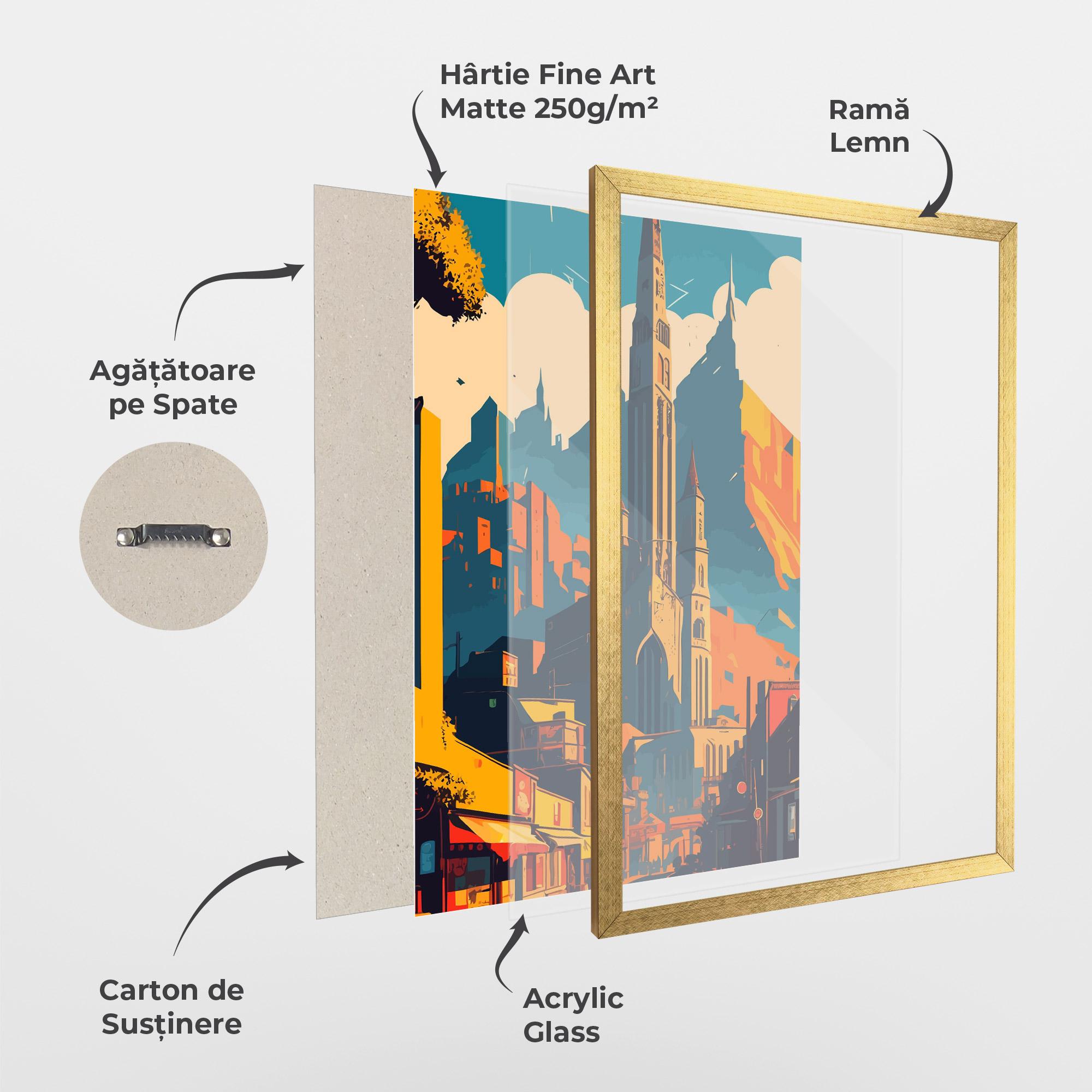 Poster Înrămat African Tower mockup 1