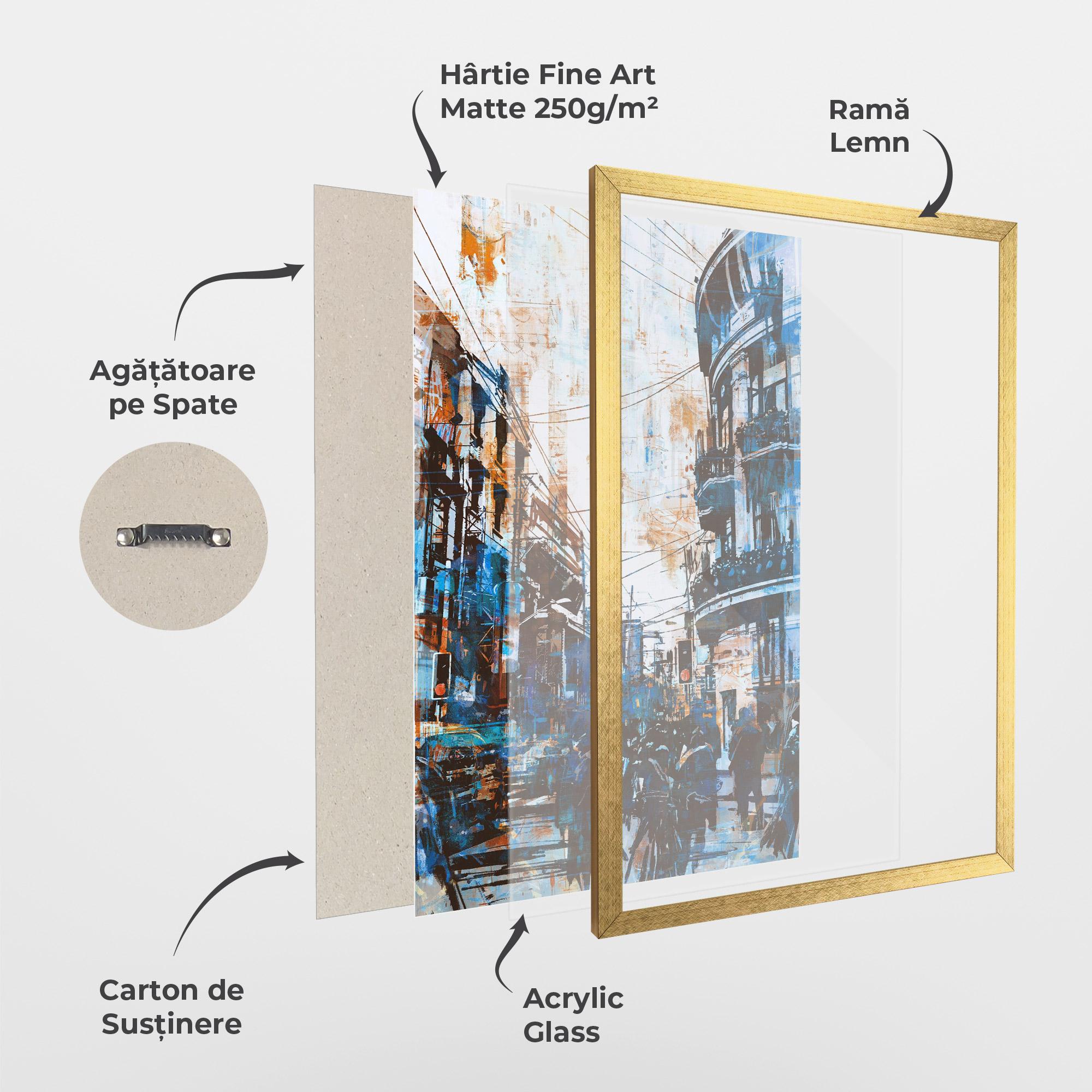 Poster Înrămat Urban Street Grunge mockup 1