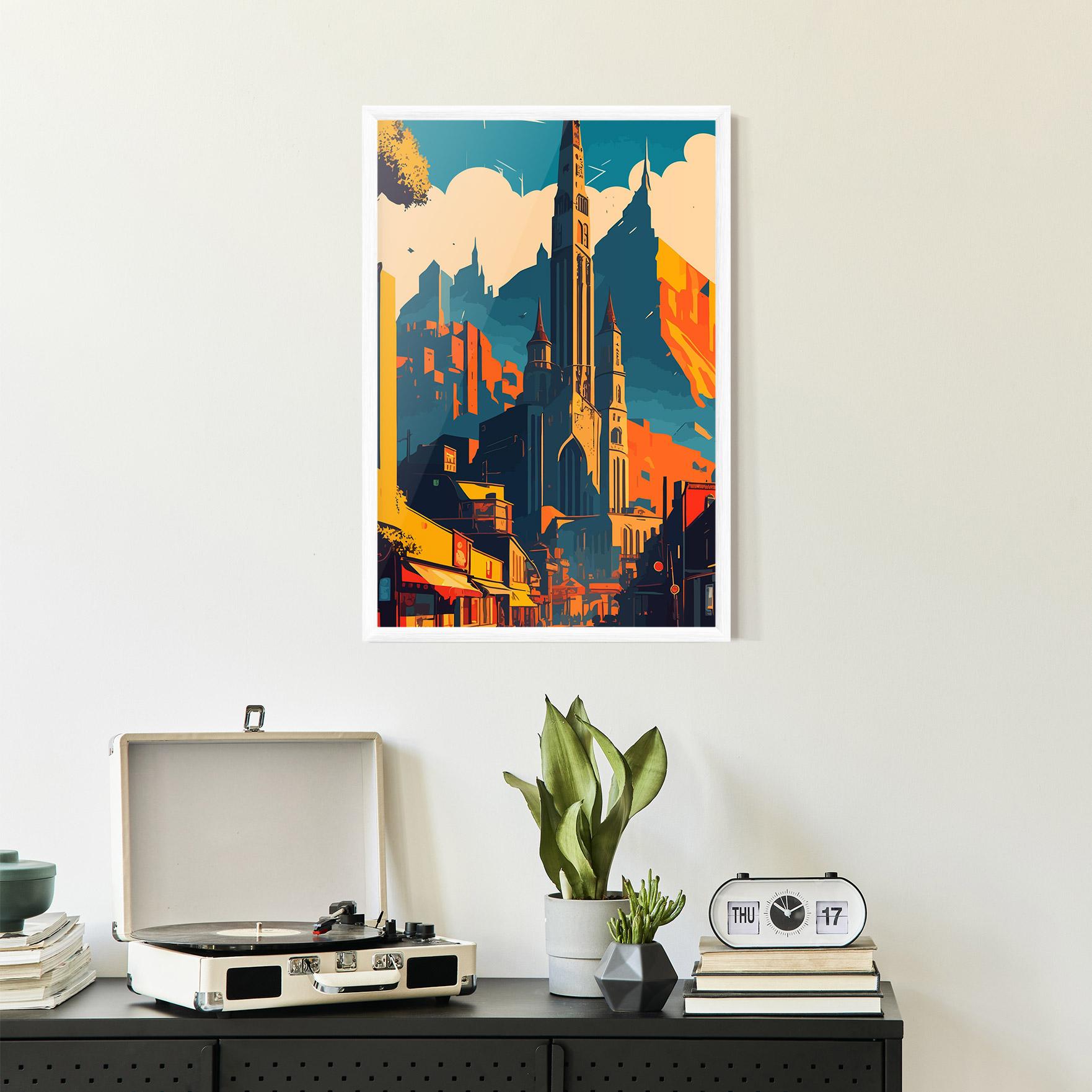 Poster Înrămat African Tower mockup 2