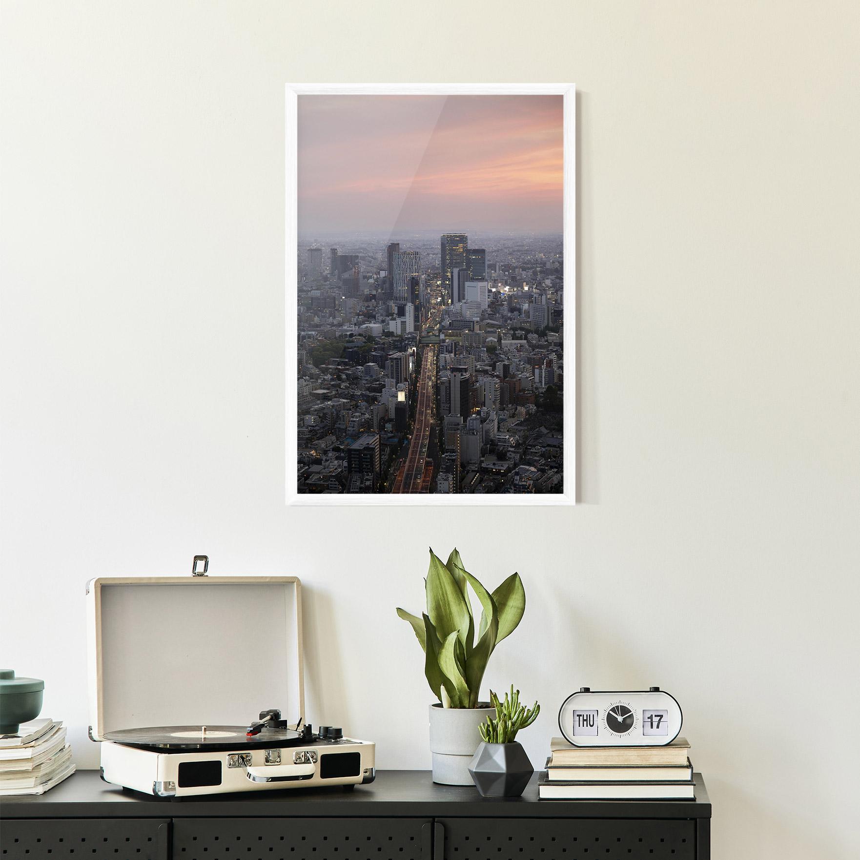 Poster Înrămat Beautiful Tall Buildings mockup 2