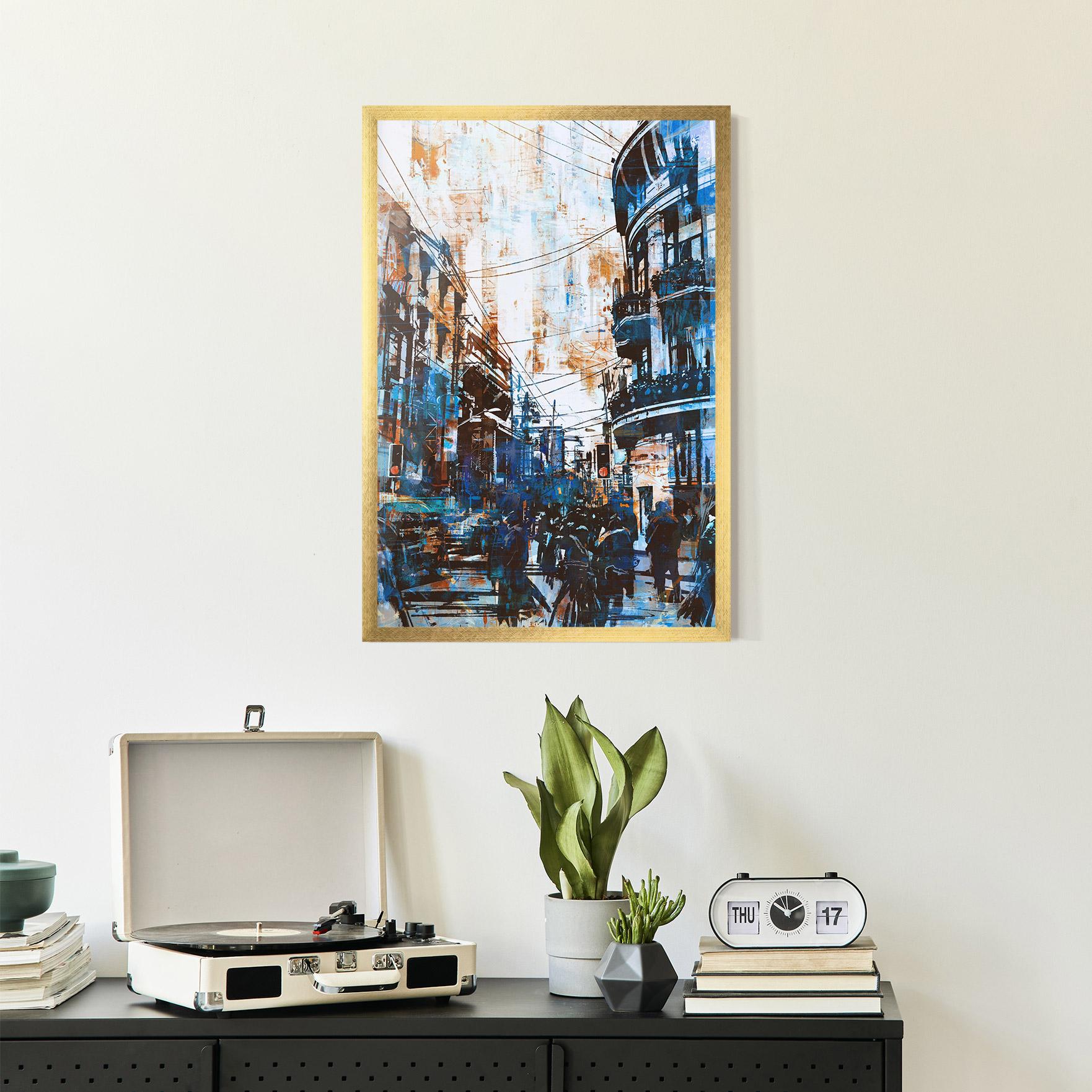 Poster Înrămat Urban Street Grunge mockup 2