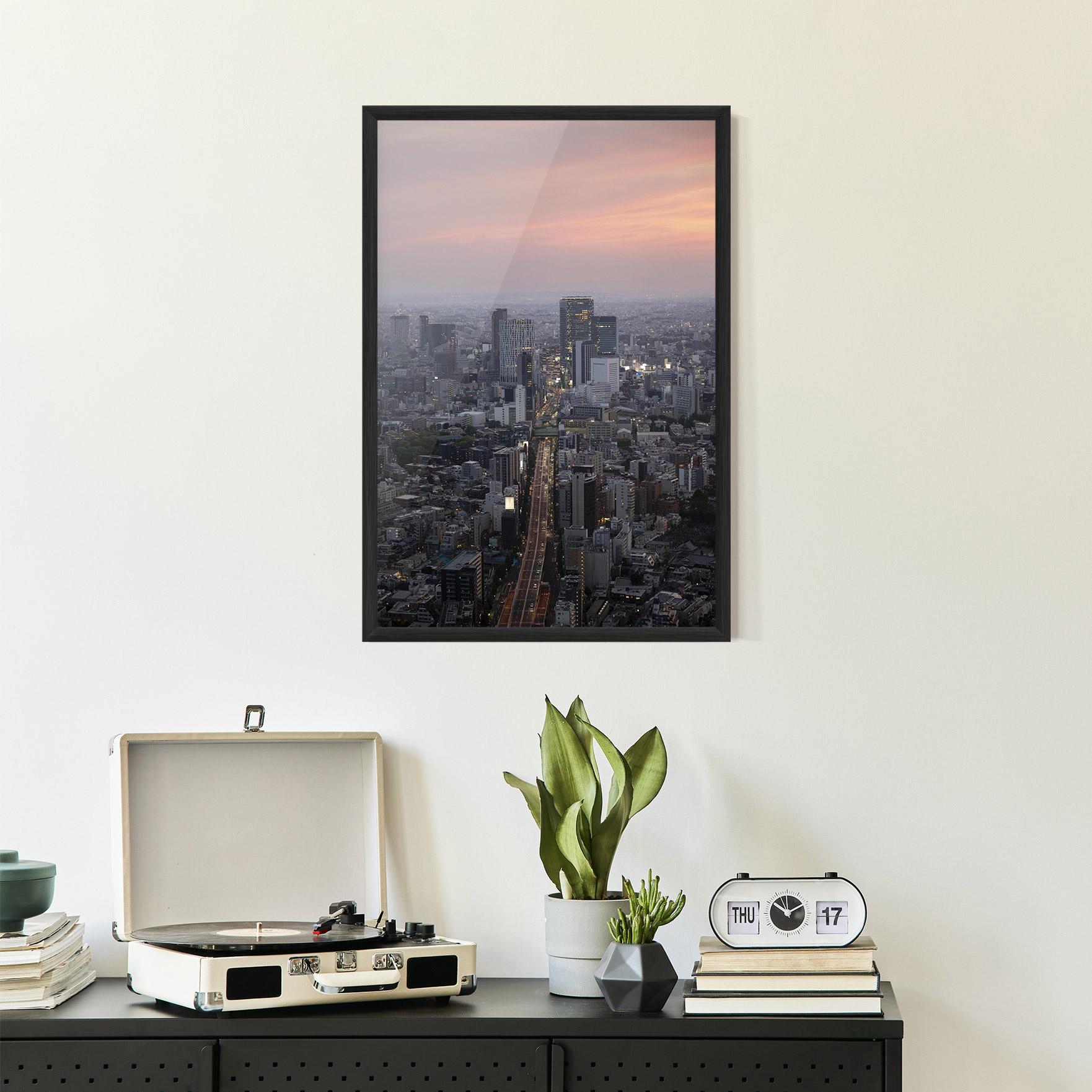Poster Înrămat Beautiful Tall Buildings mockup 2