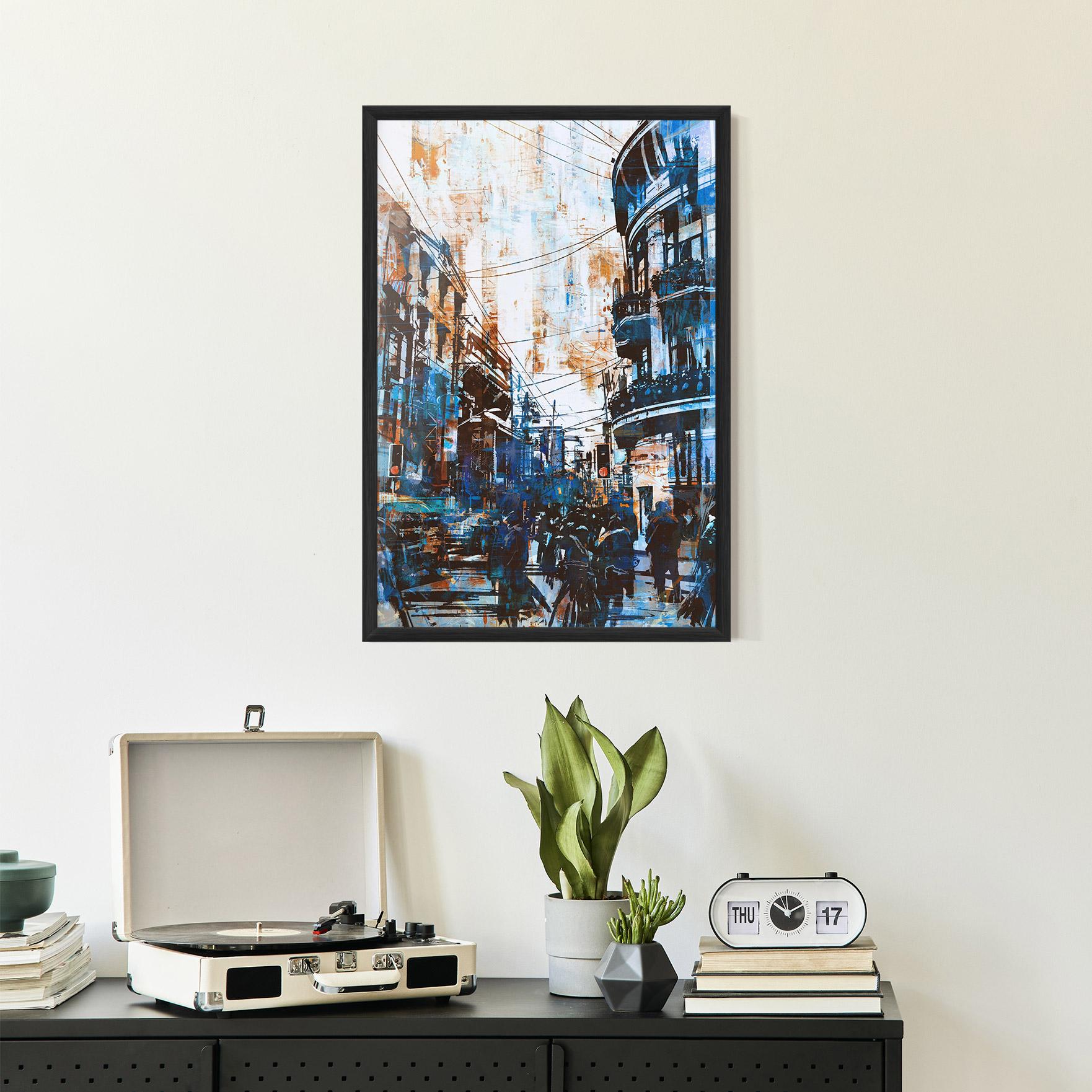 Poster Înrămat Urban Street Grunge mockup 2