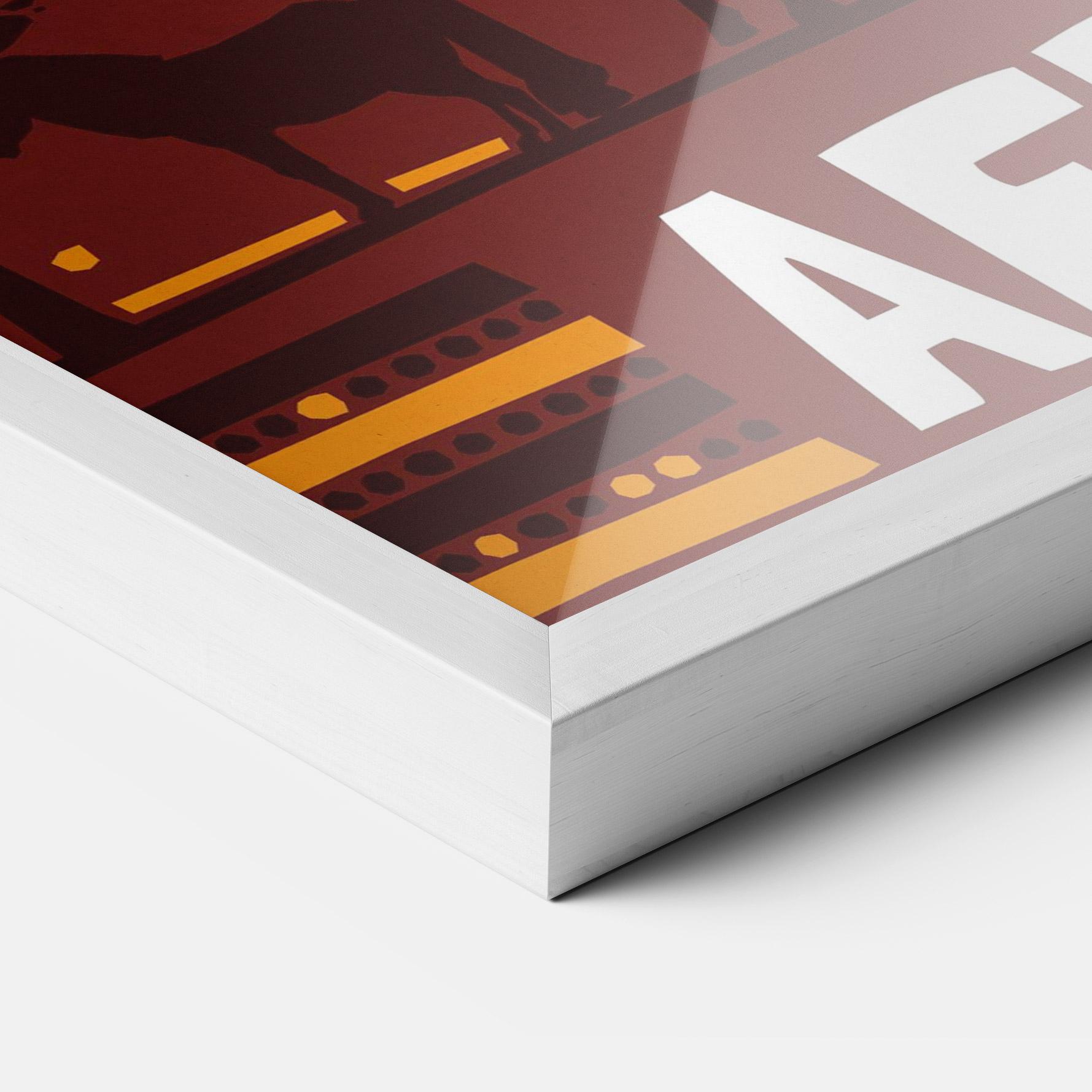 Poster Înrămat Africa Mask mockup 3