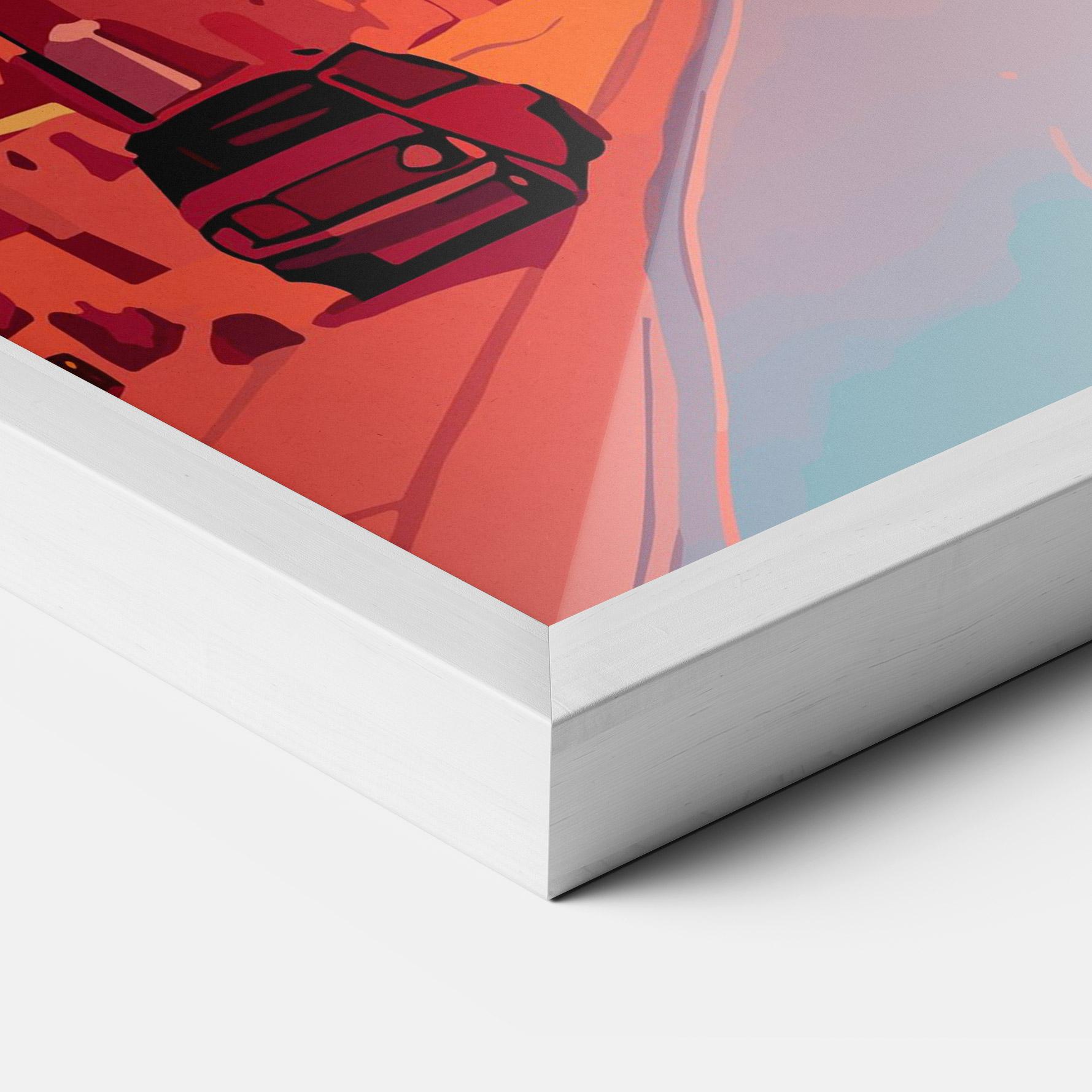 Poster Înrămat African Smoke mockup 3