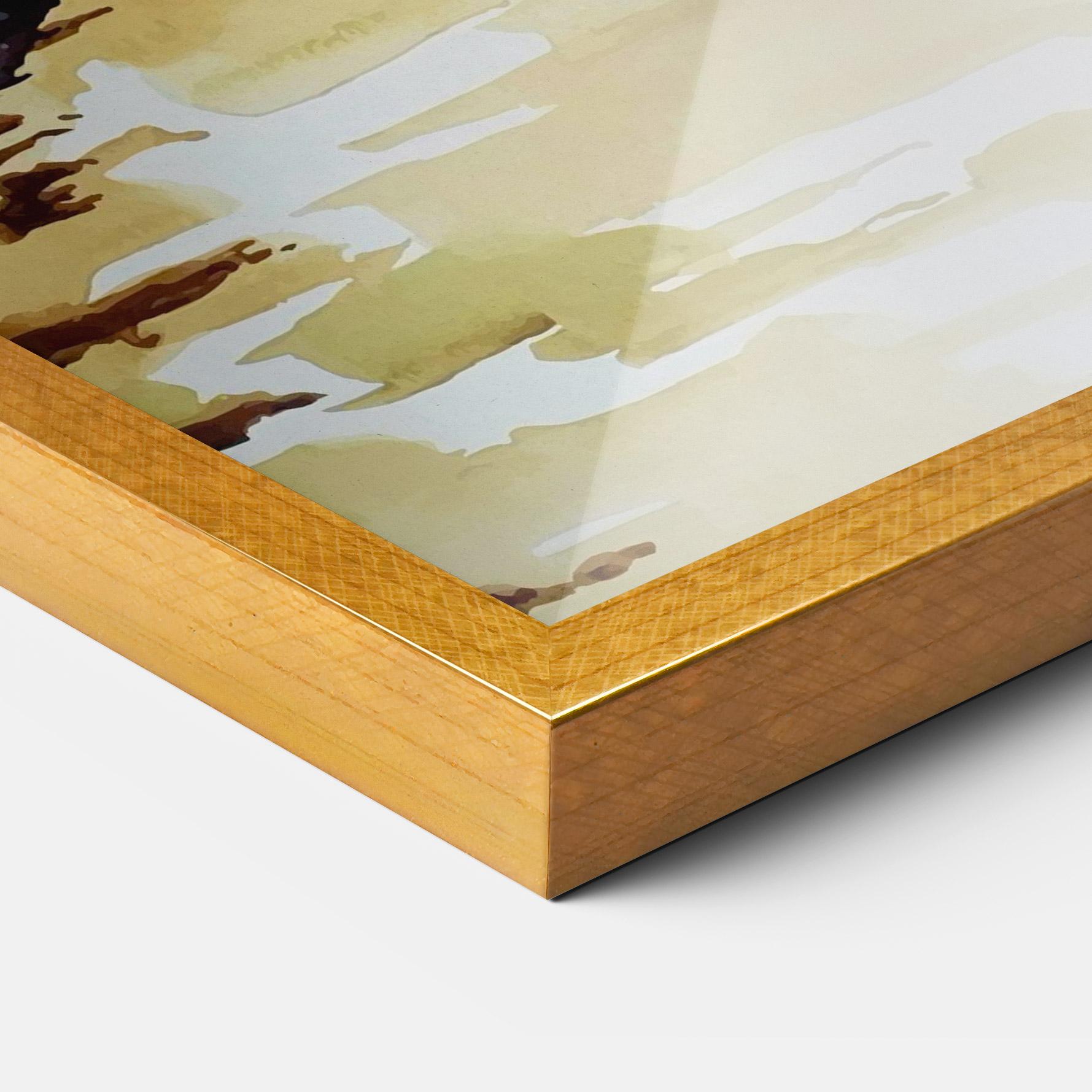 Poster Înrămat African City mockup 3