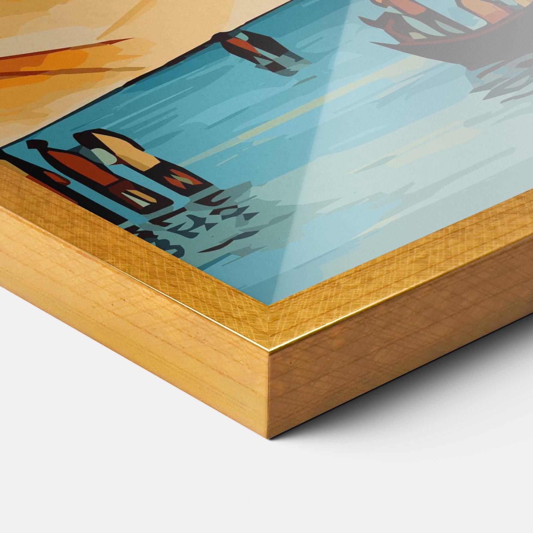 Poster Înrămat African Moon mockup 3