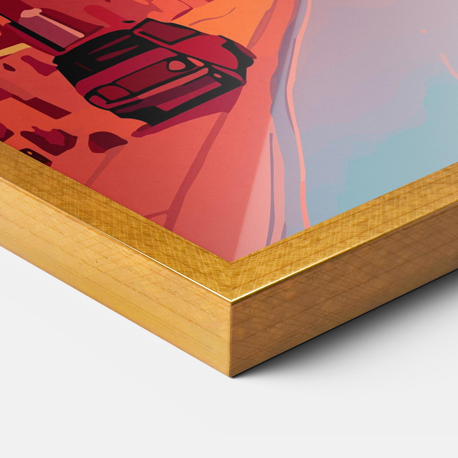 Poster Înrămat African Smoke mockup 3