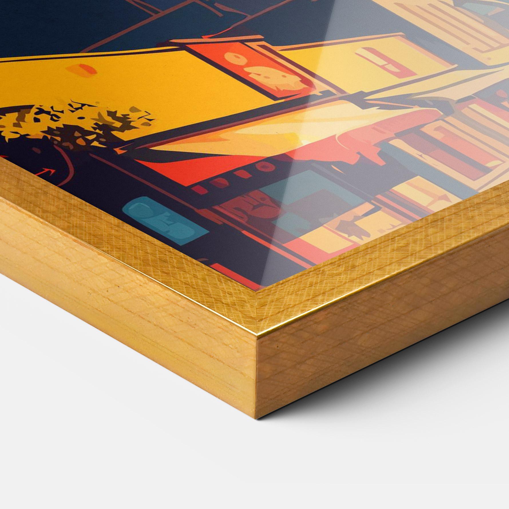 Poster Înrămat African Tower mockup 3