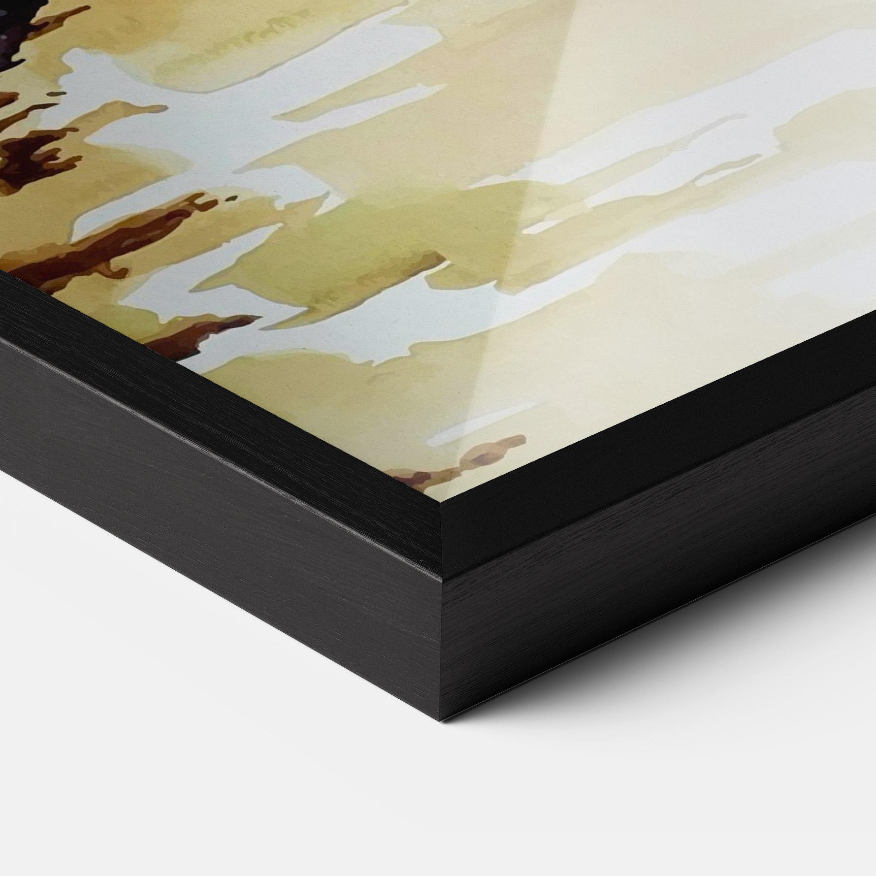 Poster Înrămat African City mockup 3