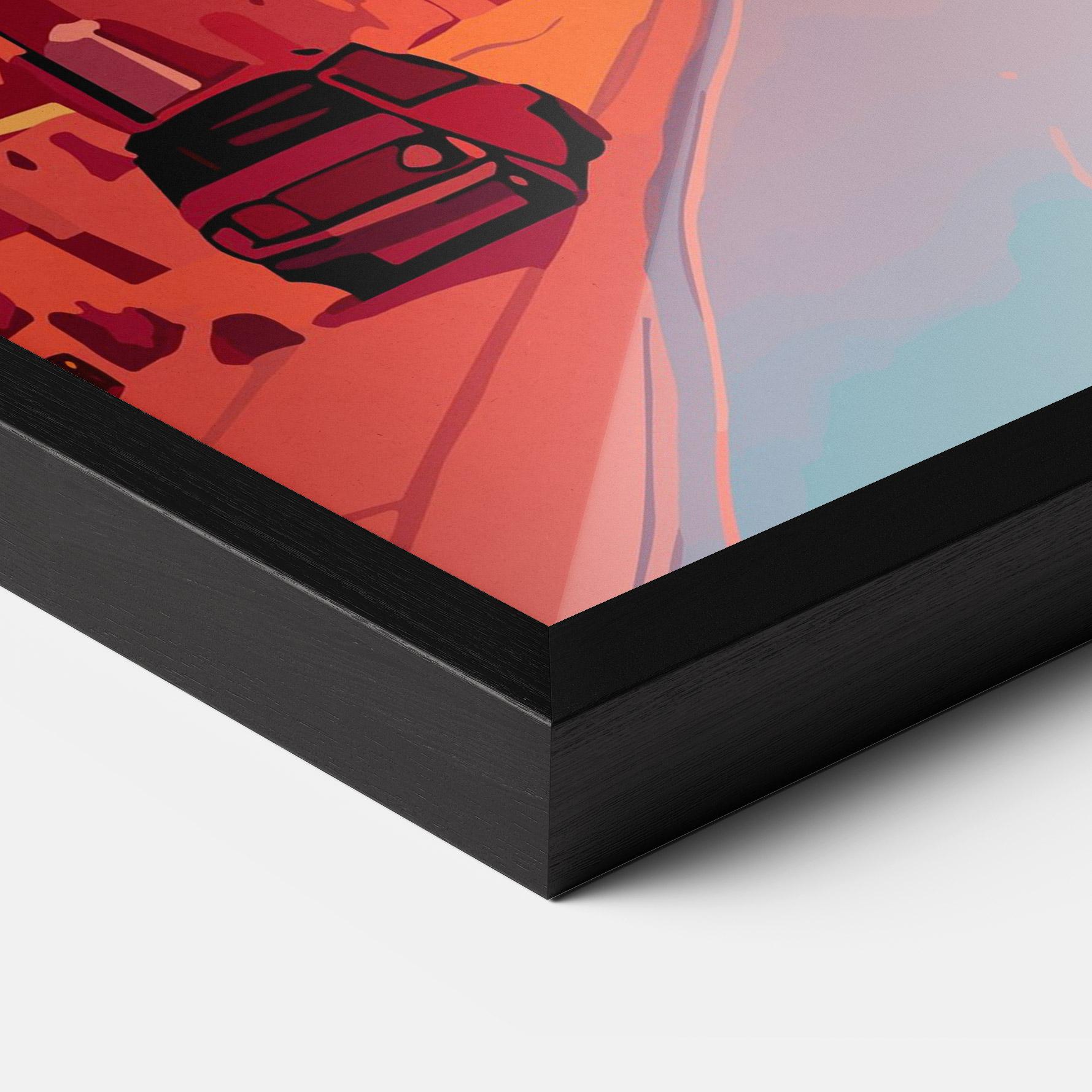 Poster Înrămat African Smoke mockup 3