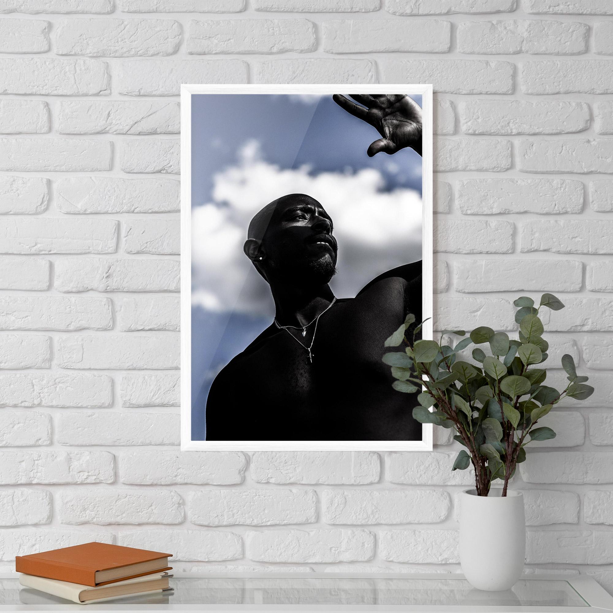 Poster Înrămat African Blue Sky mockup 5