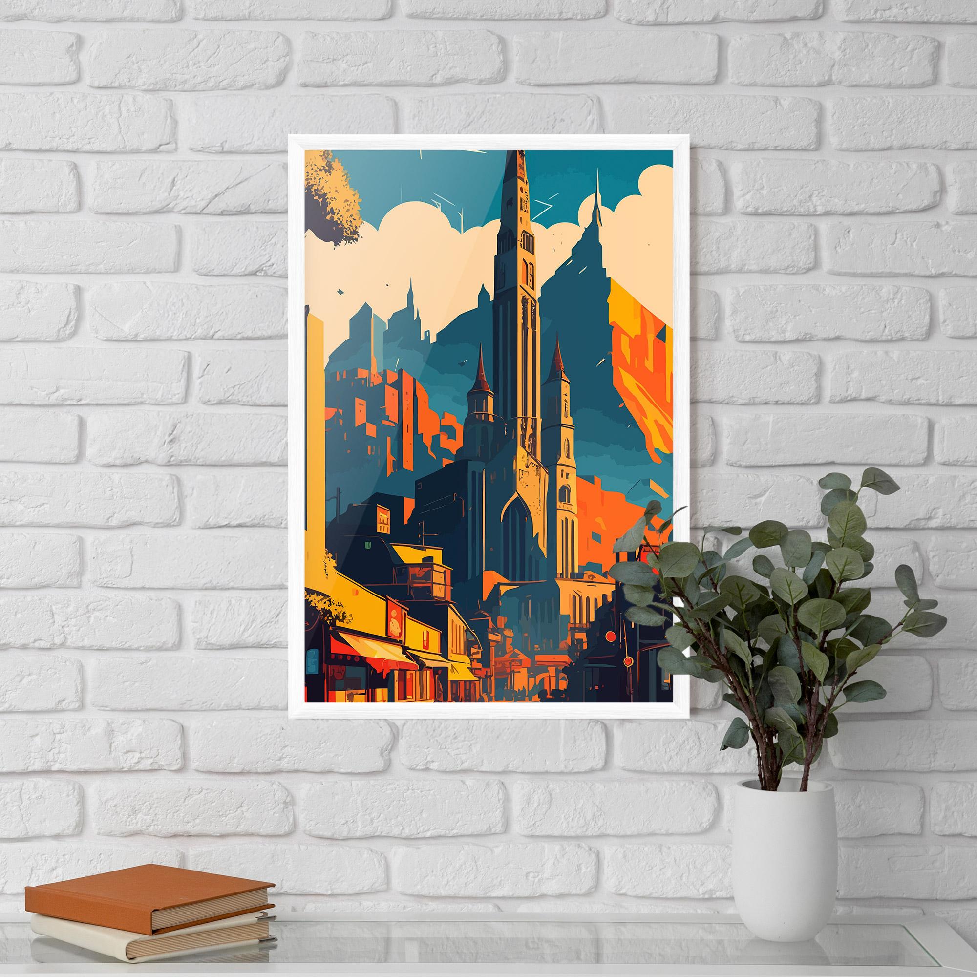 Poster Înrămat African Tower mockup 5