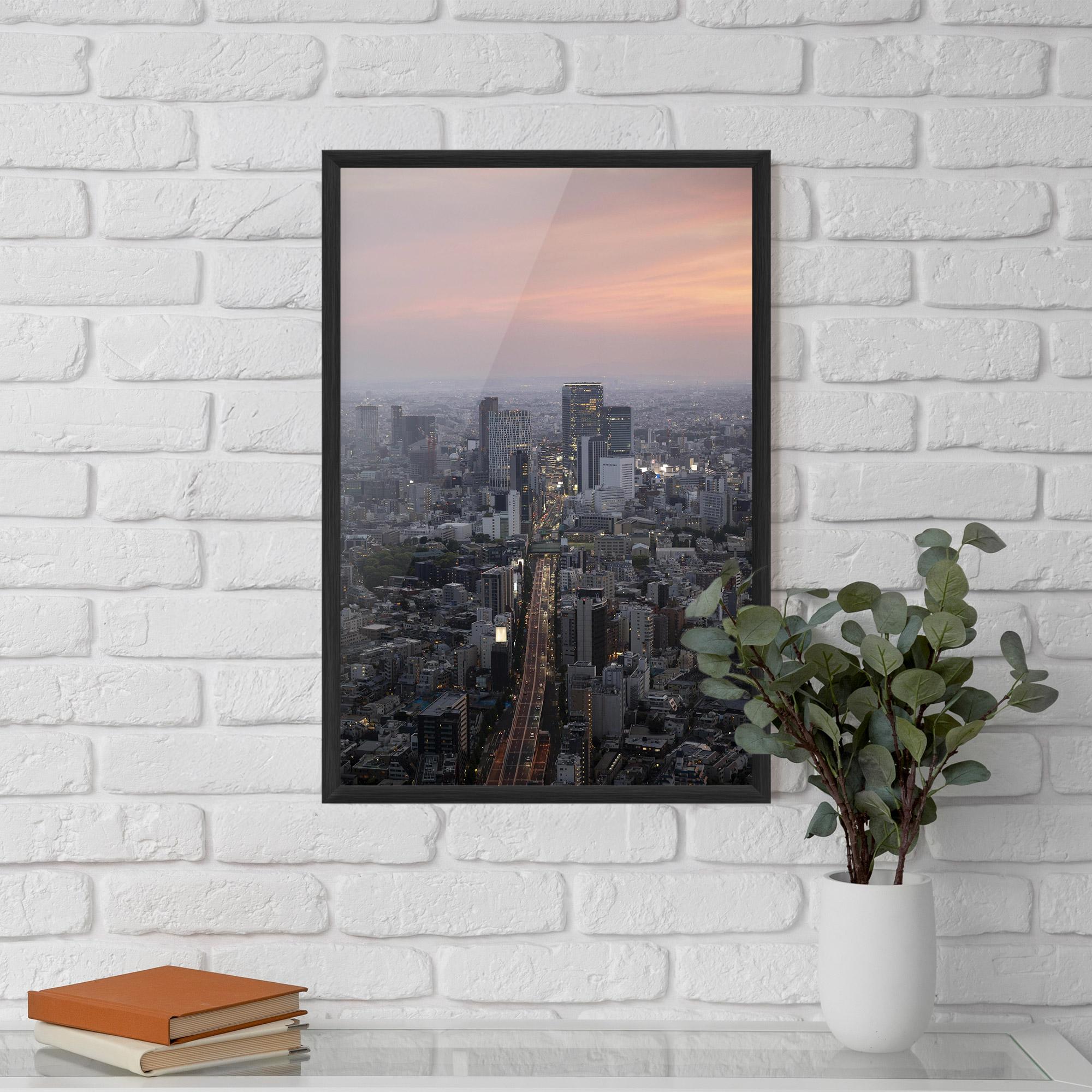 Poster Înrămat Beautiful Tall Buildings mockup 5