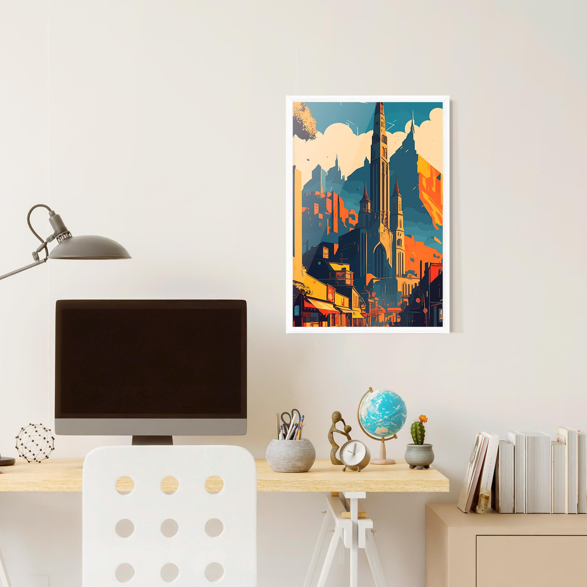 Poster Înrămat African Tower mockup 6