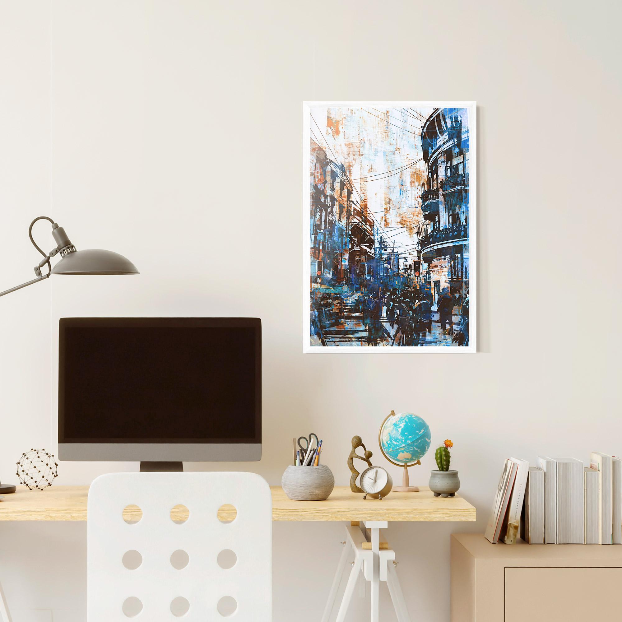 Poster Înrămat Urban Street Grunge mockup 6