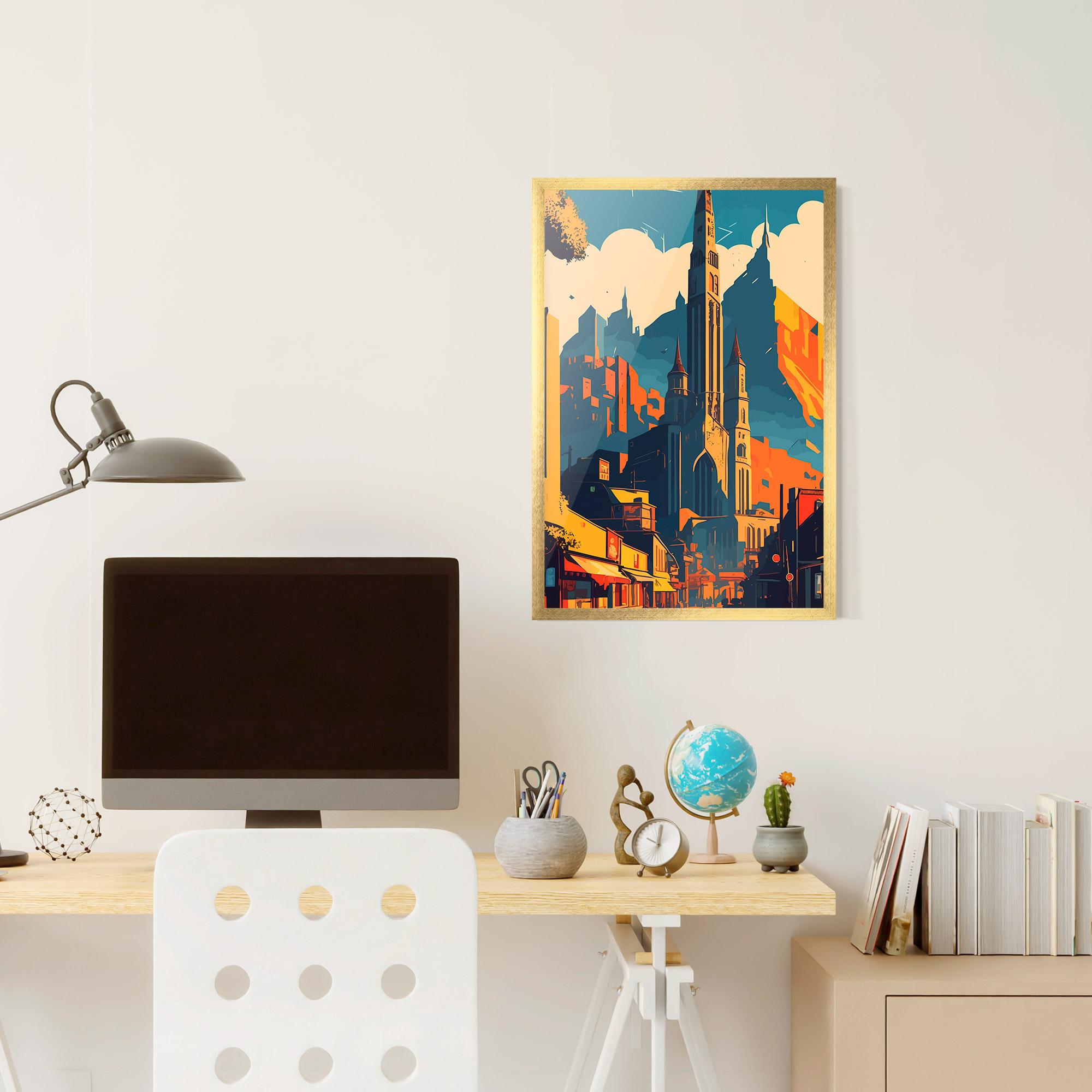 Poster Înrămat African Tower mockup 6