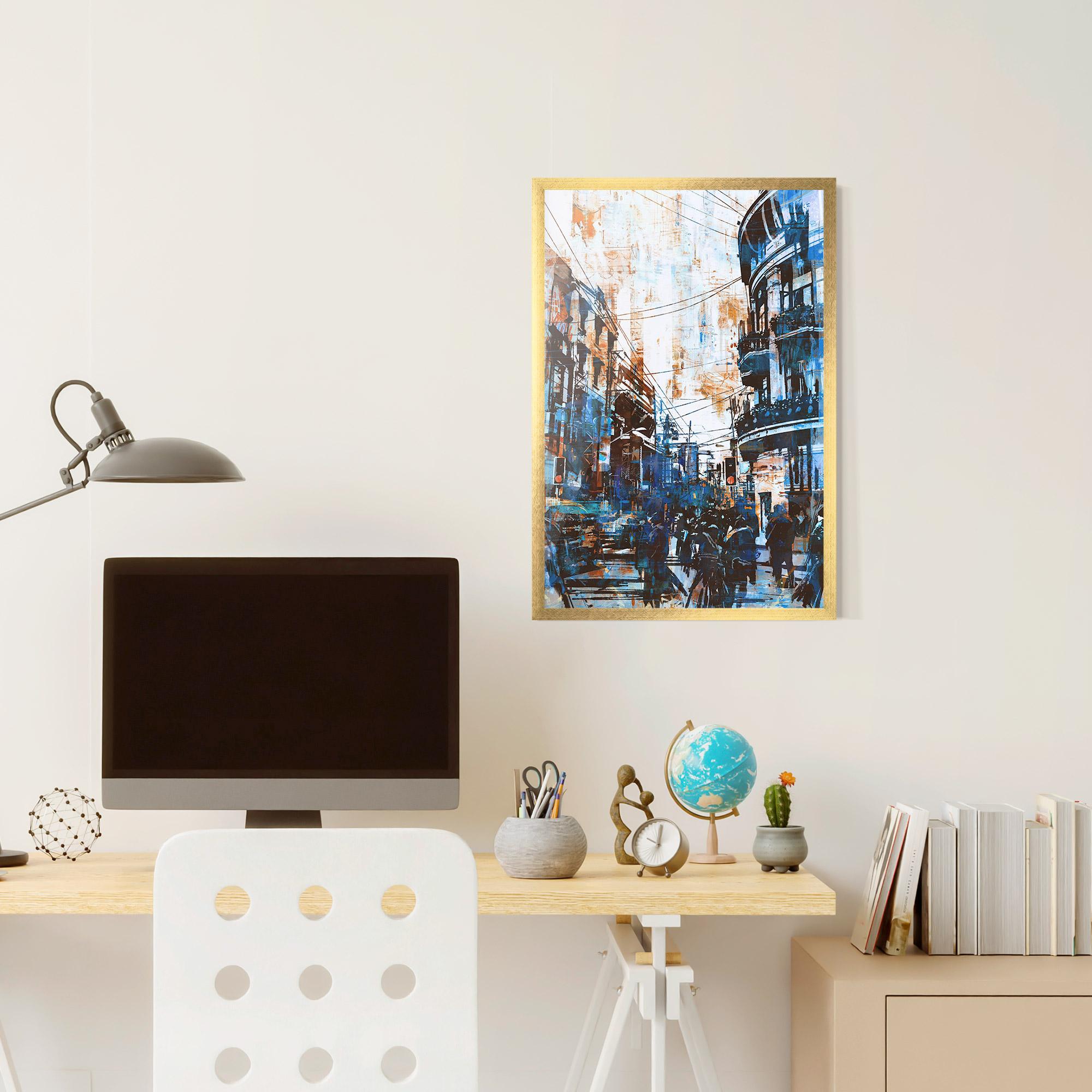 Poster Înrămat Urban Street Grunge mockup 6