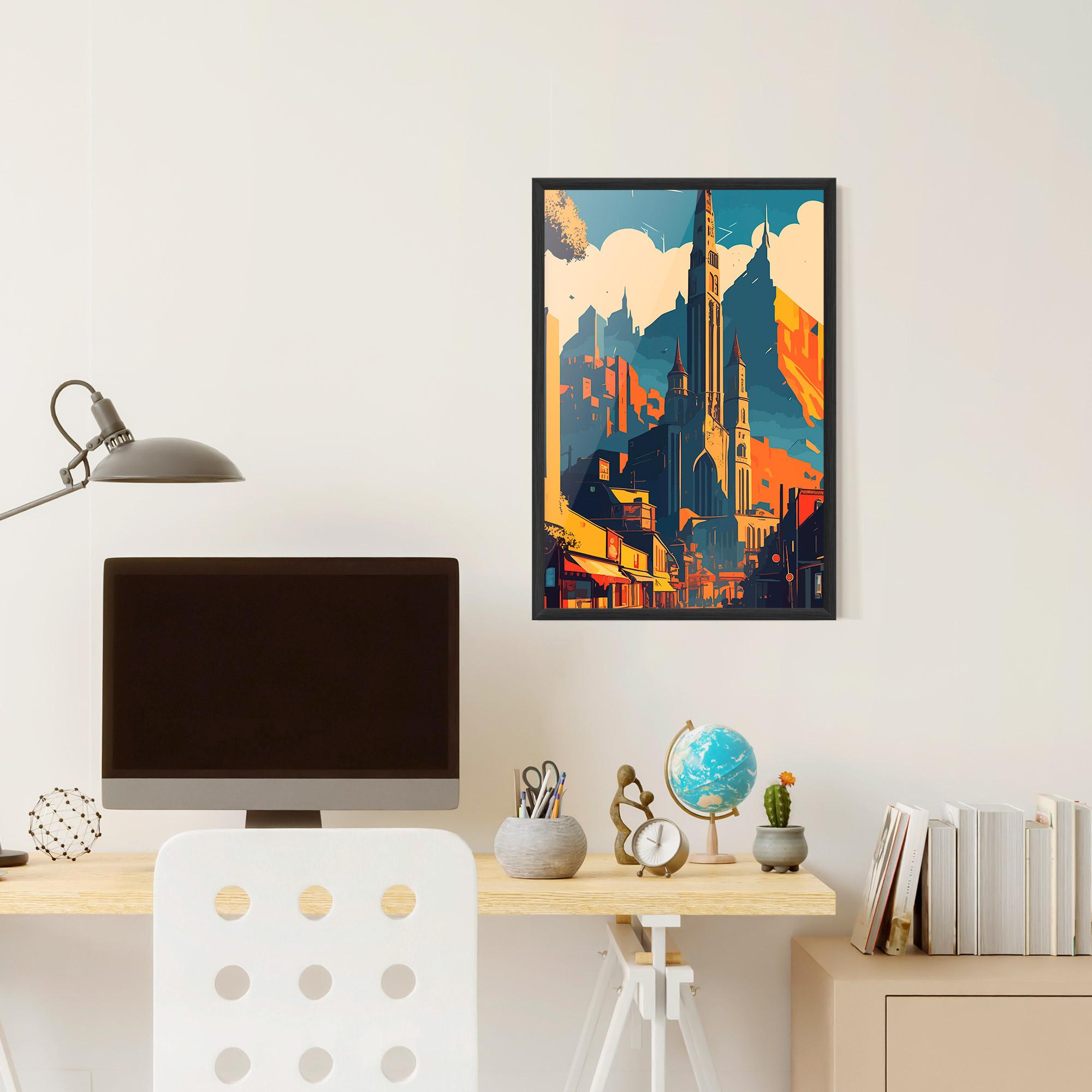 Poster Înrămat African Tower mockup 6