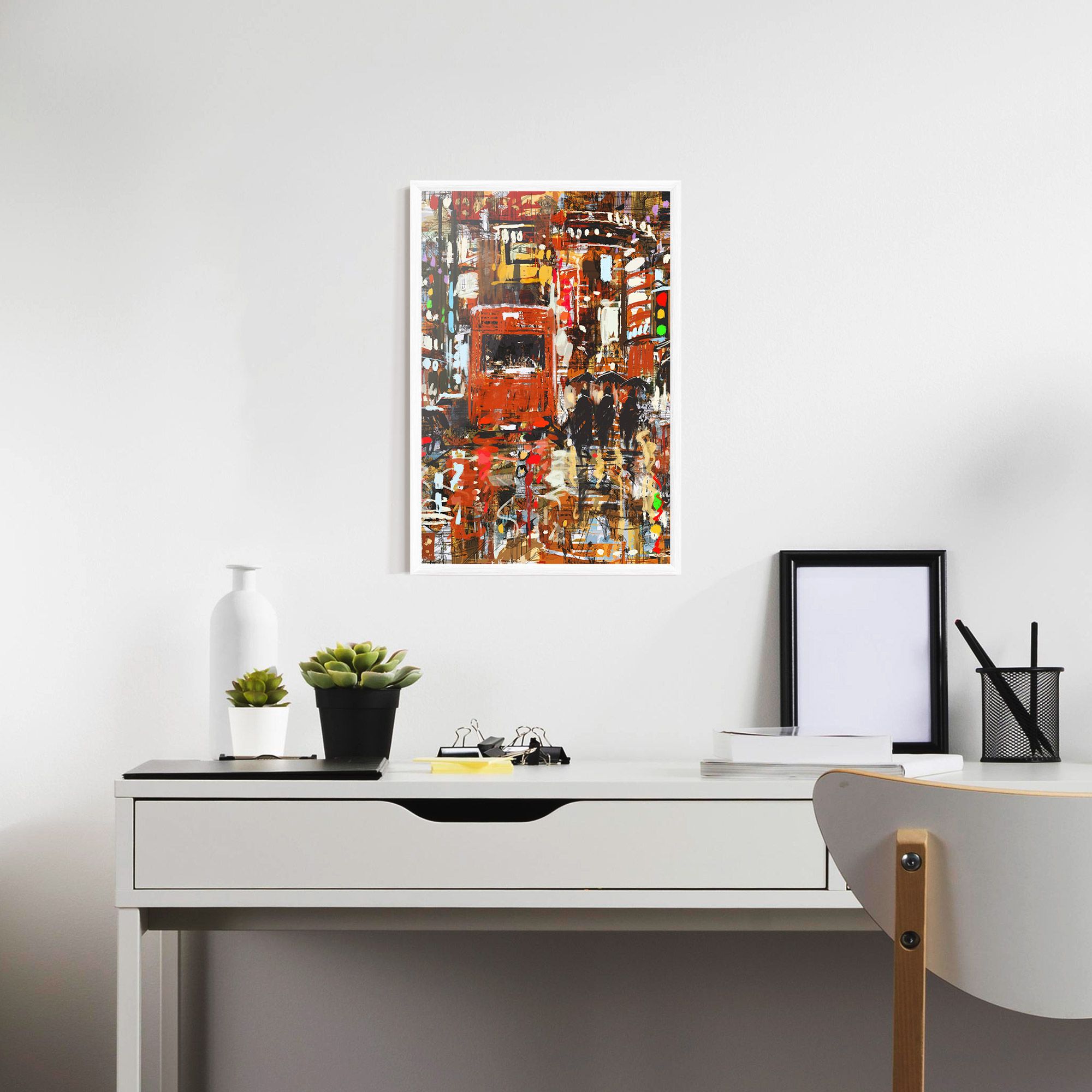 Seamless Colorful City mockup 7