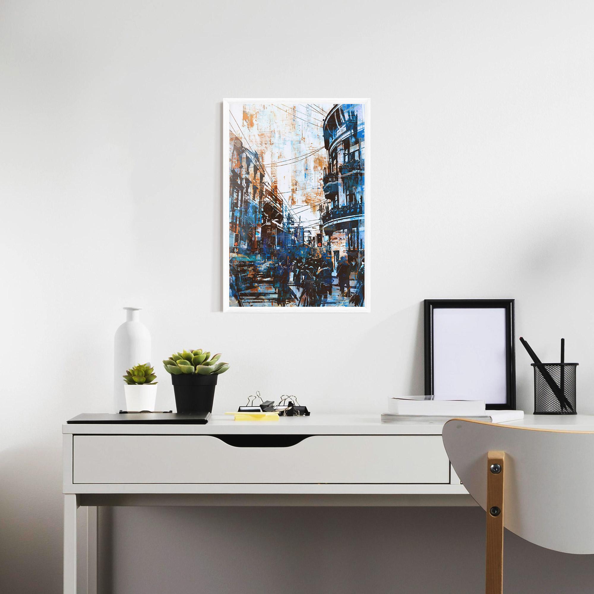 Poster Înrămat Urban Street Grunge mockup 7